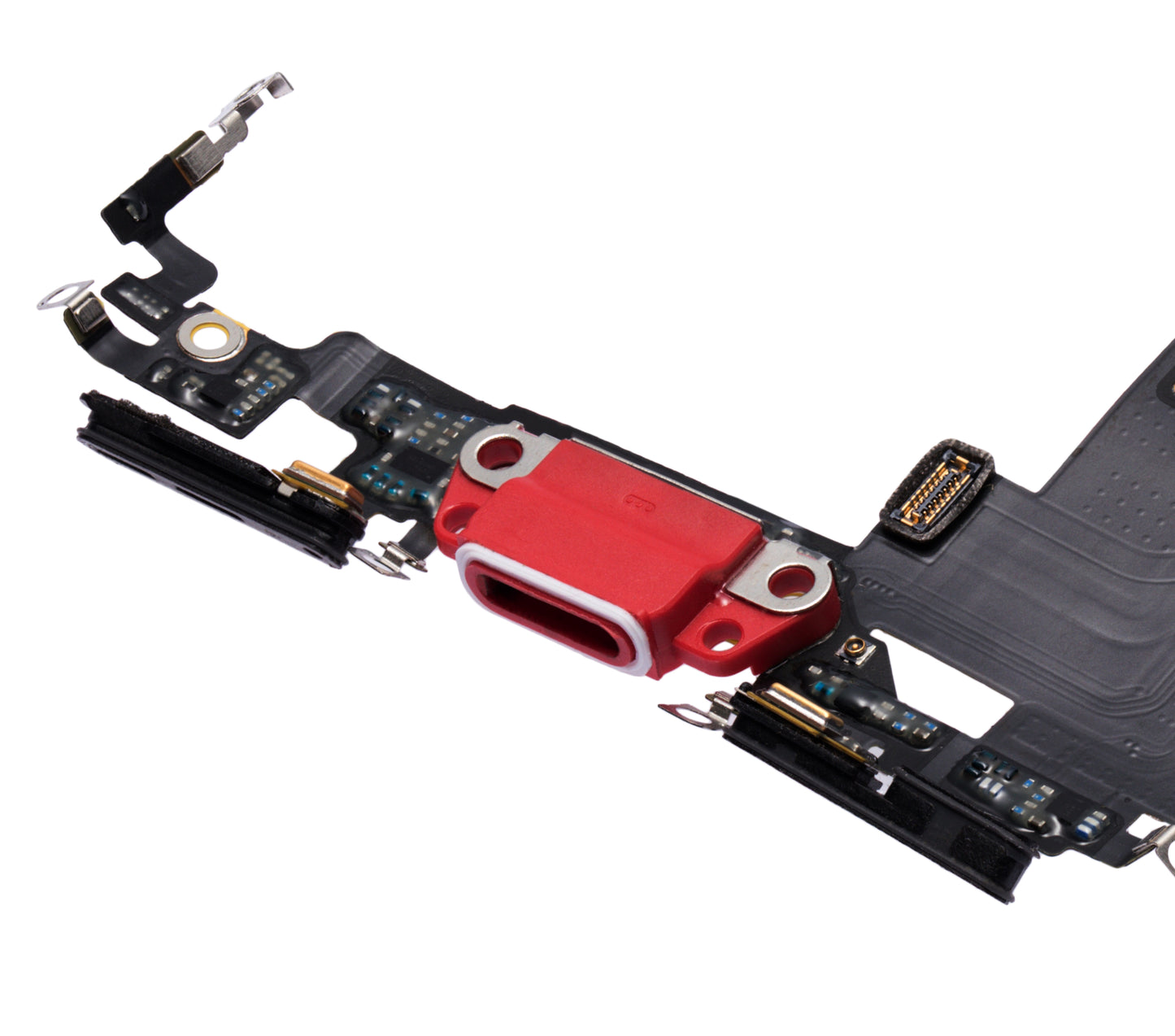 Charging Port Flex Cable For iPhone SE (2020) (Used OEM Pull) (Red)
