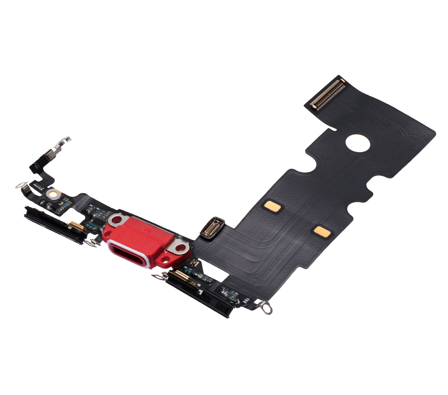 Charging Port Flex Cable For iPhone SE (2020) (Used OEM Pull) (Red)