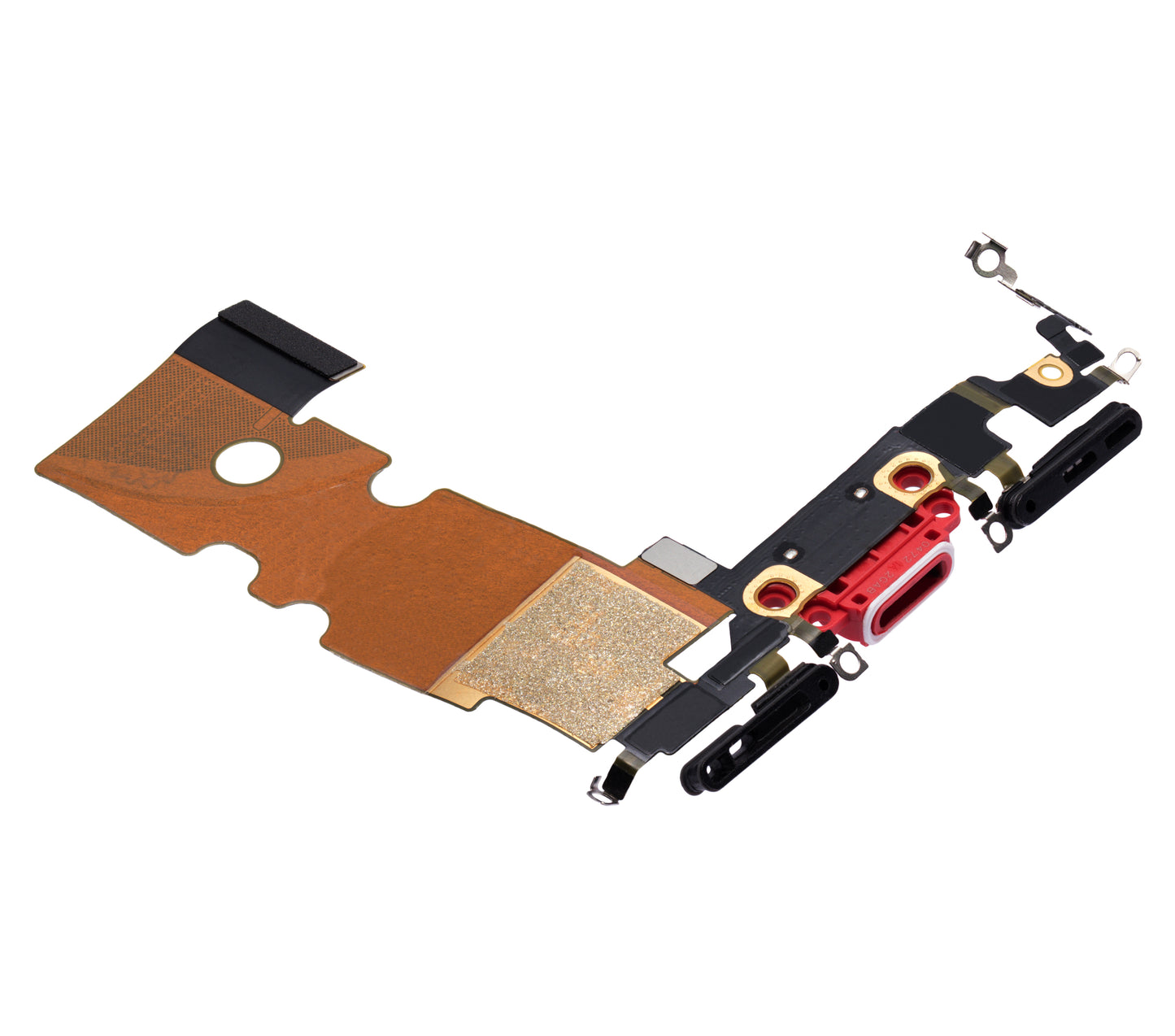 Charging Port Flex Cable For iPhone SE (2020) (Used OEM Pull) (Red)