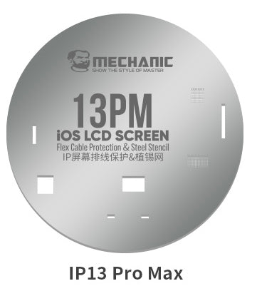 Screen Cable IC Protection Stencil For iPhone 11 To 13 Pro Max (Mechanic)