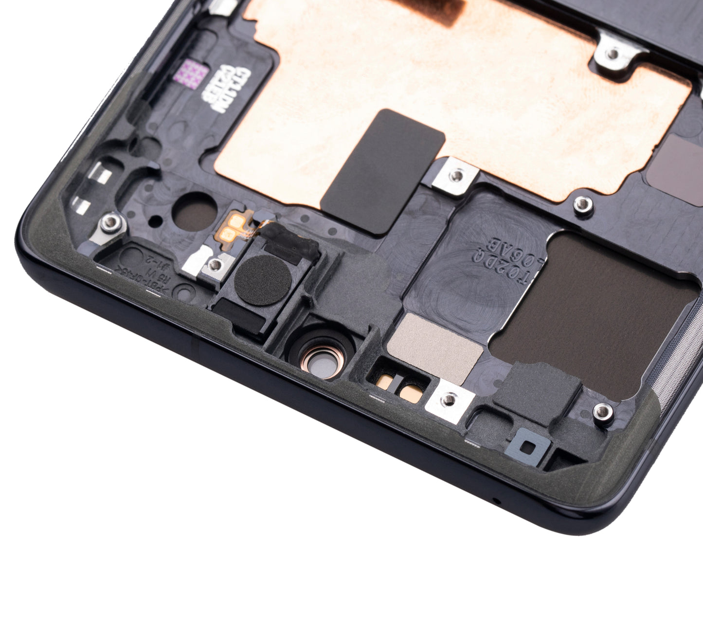 OLED Assembly With Frame For Samsung Galaxy S10 Lite (Refurbished) (Prism Black)