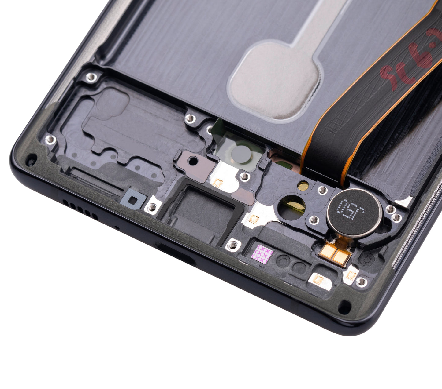 OLED Assembly With Frame For Samsung Galaxy S10 Lite (Refurbished) (Prism Black)