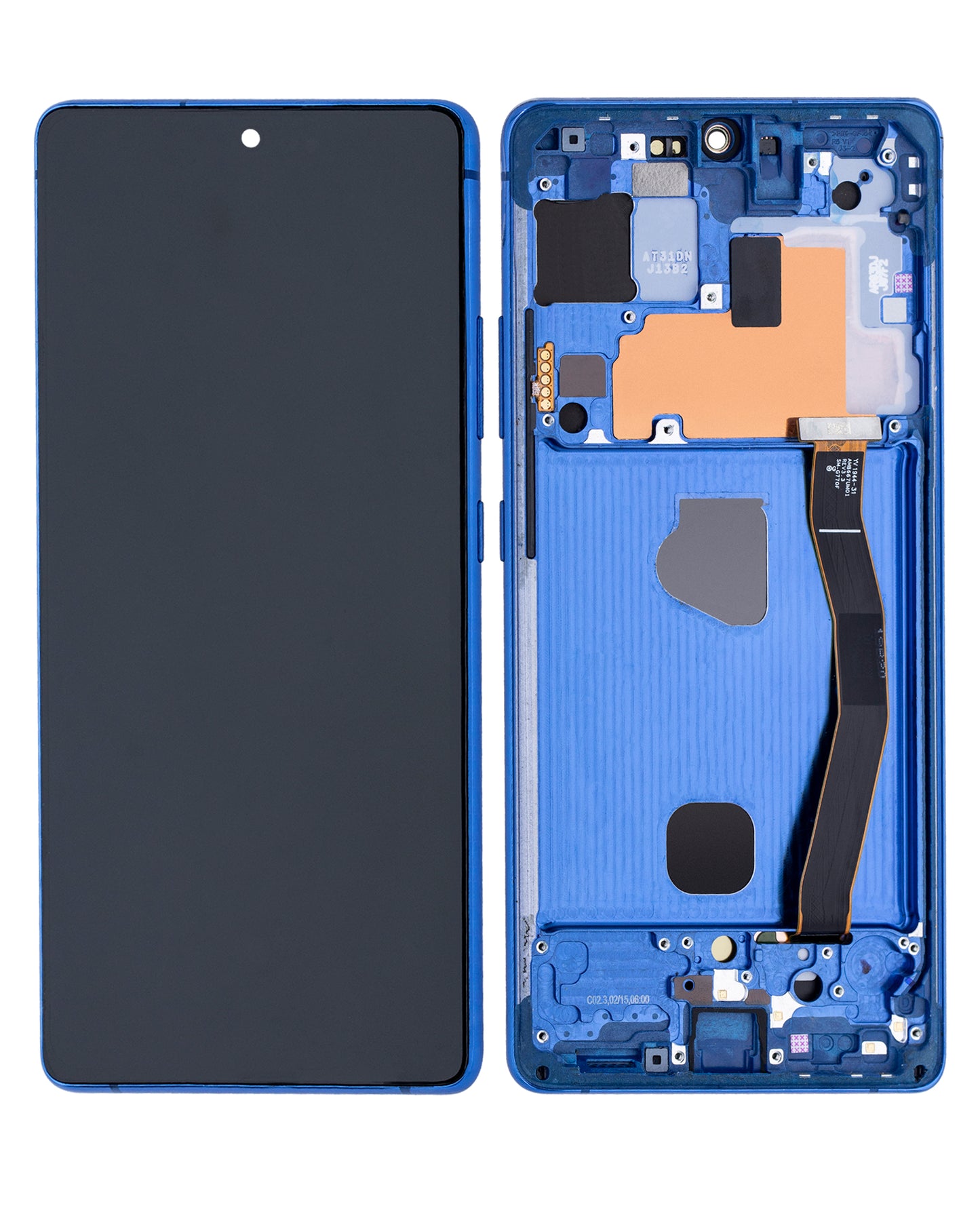 OLED Assembly With Frame For Samsung Galaxy S10 Lite (Refurbished) (Prism Blue)