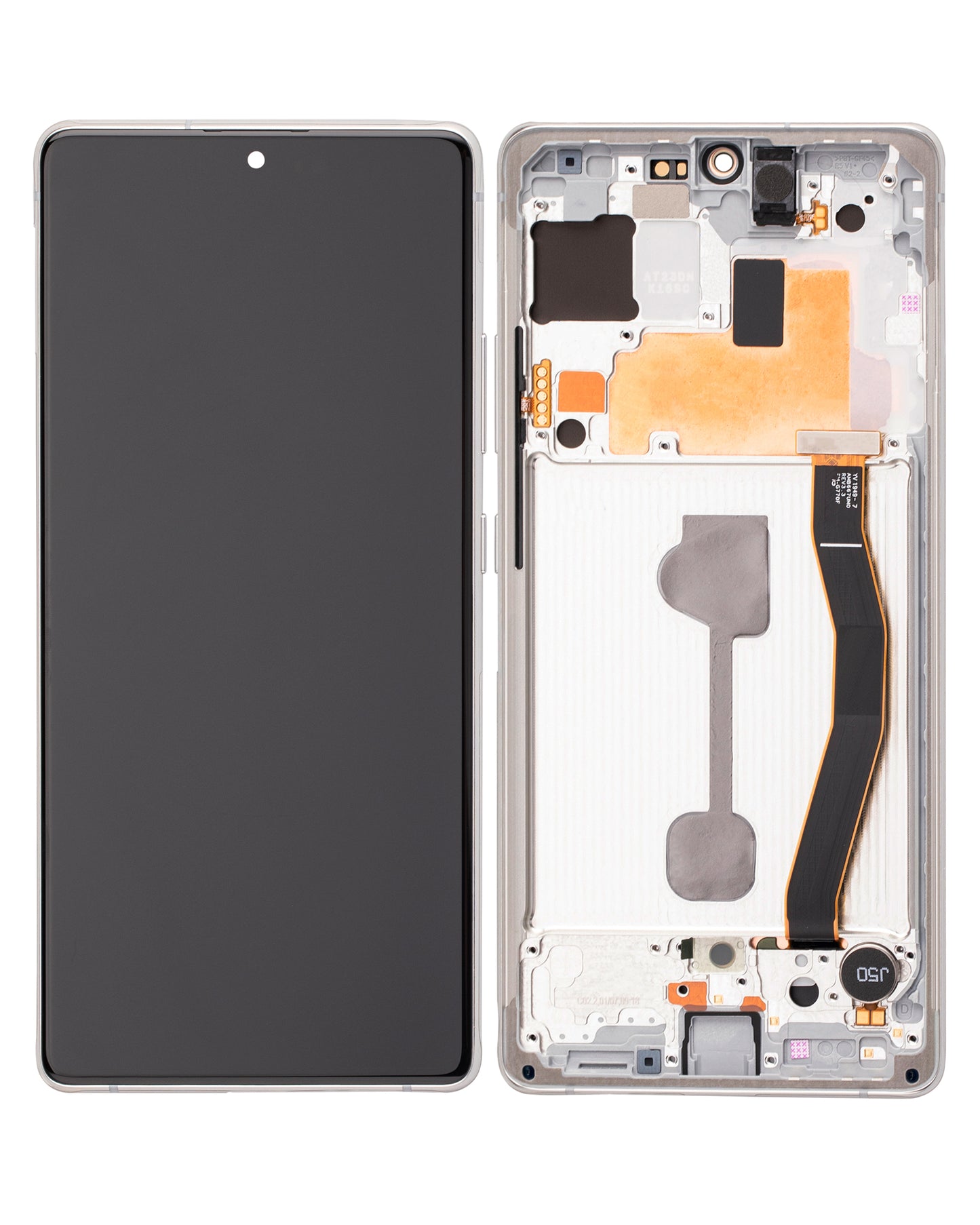 OLED Assembly With Frame For Samsung Galaxy S10 Lite (Refurbished) (Prism White)