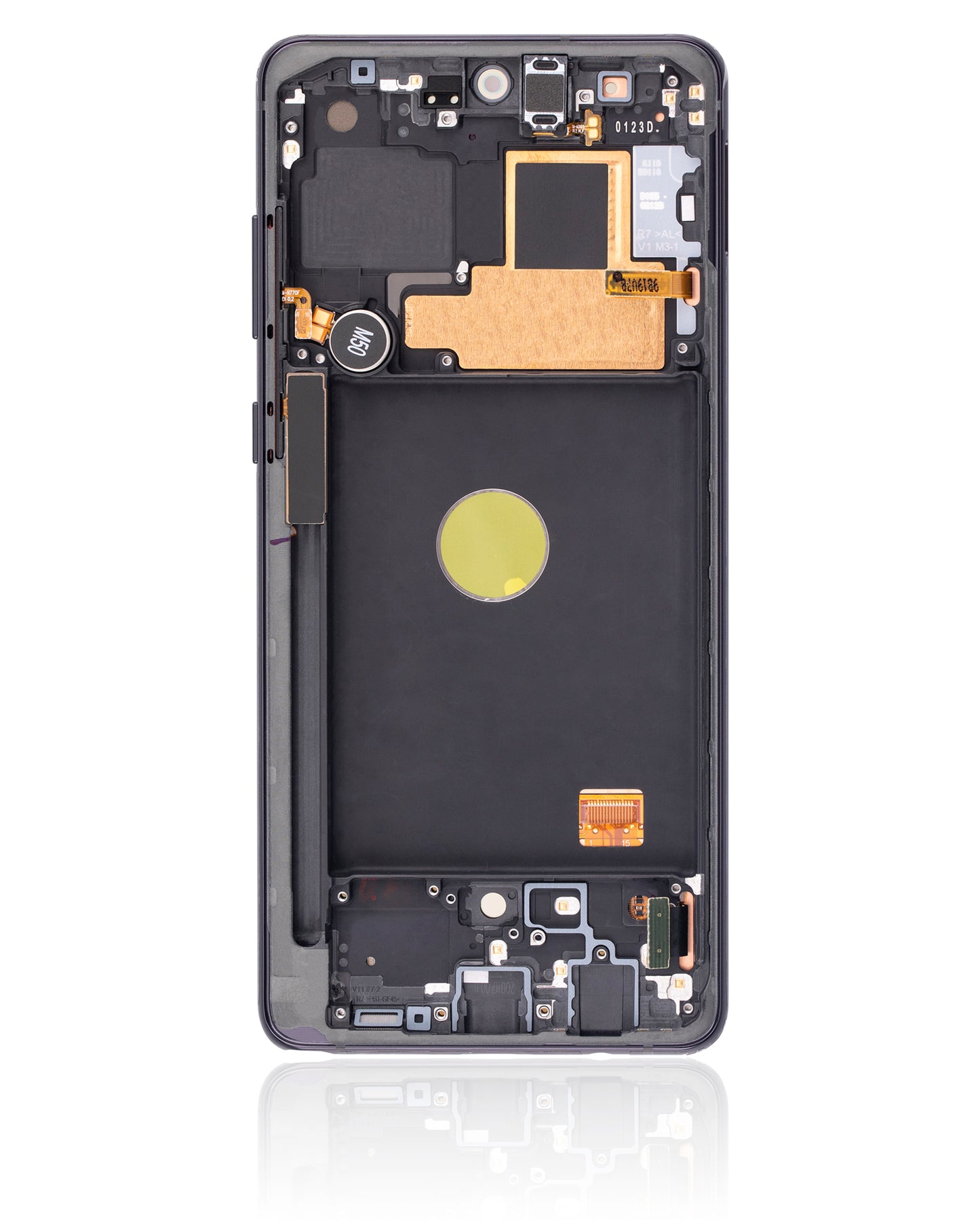 OLED Assembly With Frame For Samsung Galaxy Note 10 Lite (Service Pack) (Aura Black)