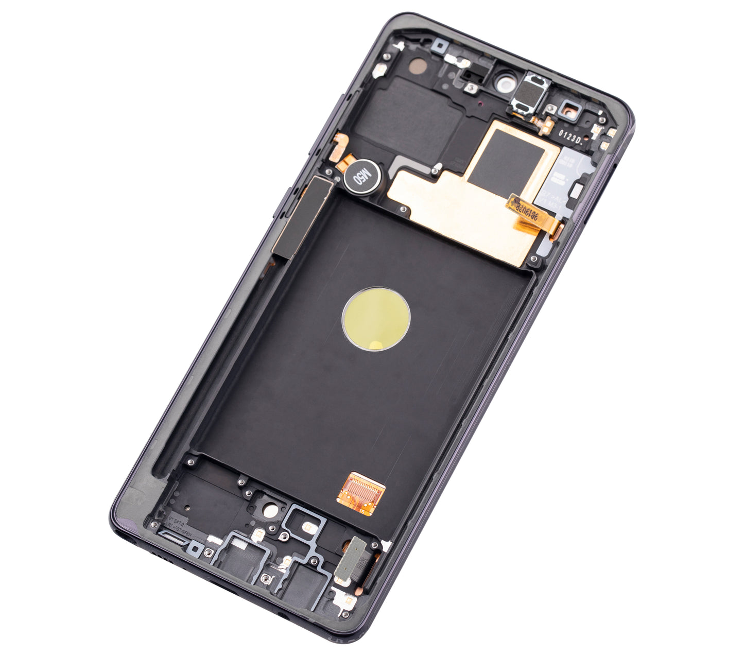 OLED Assembly With Frame For Samsung Galaxy Note 10 Lite (Service Pack) (Aura Black)