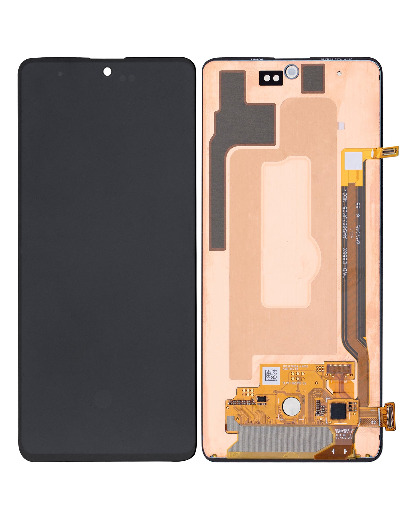 OLED Assembly Without Frame For Samsung Galaxy Note 10 Lite (Refurbished) (All Colors)