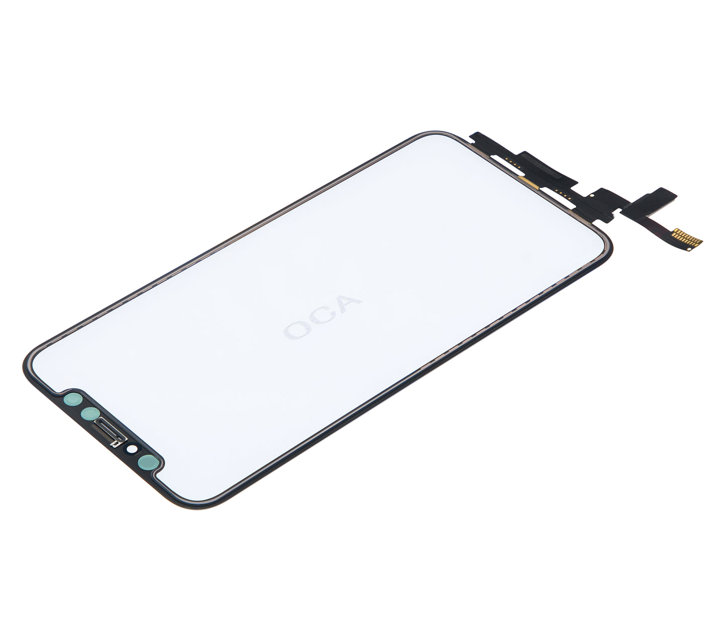 4 in 1 Short Flex (Digitizer Touch With Glass + OCA + Frame Pre-installed) For iPhone X (OCA Master)