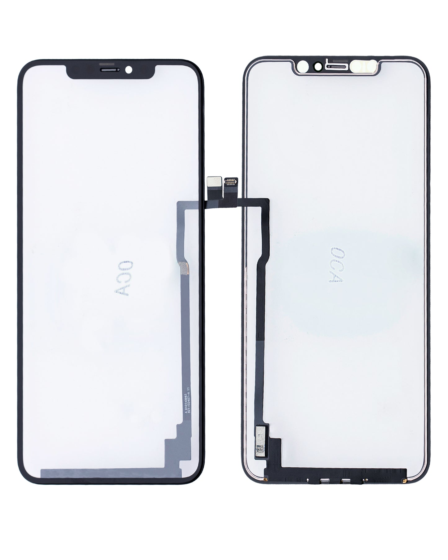4 in 1 Long Flex (Digitizer Touch With Glass + OCA + Frame Pre-installed) For iPhone 11 Pro Max (OCA Master)