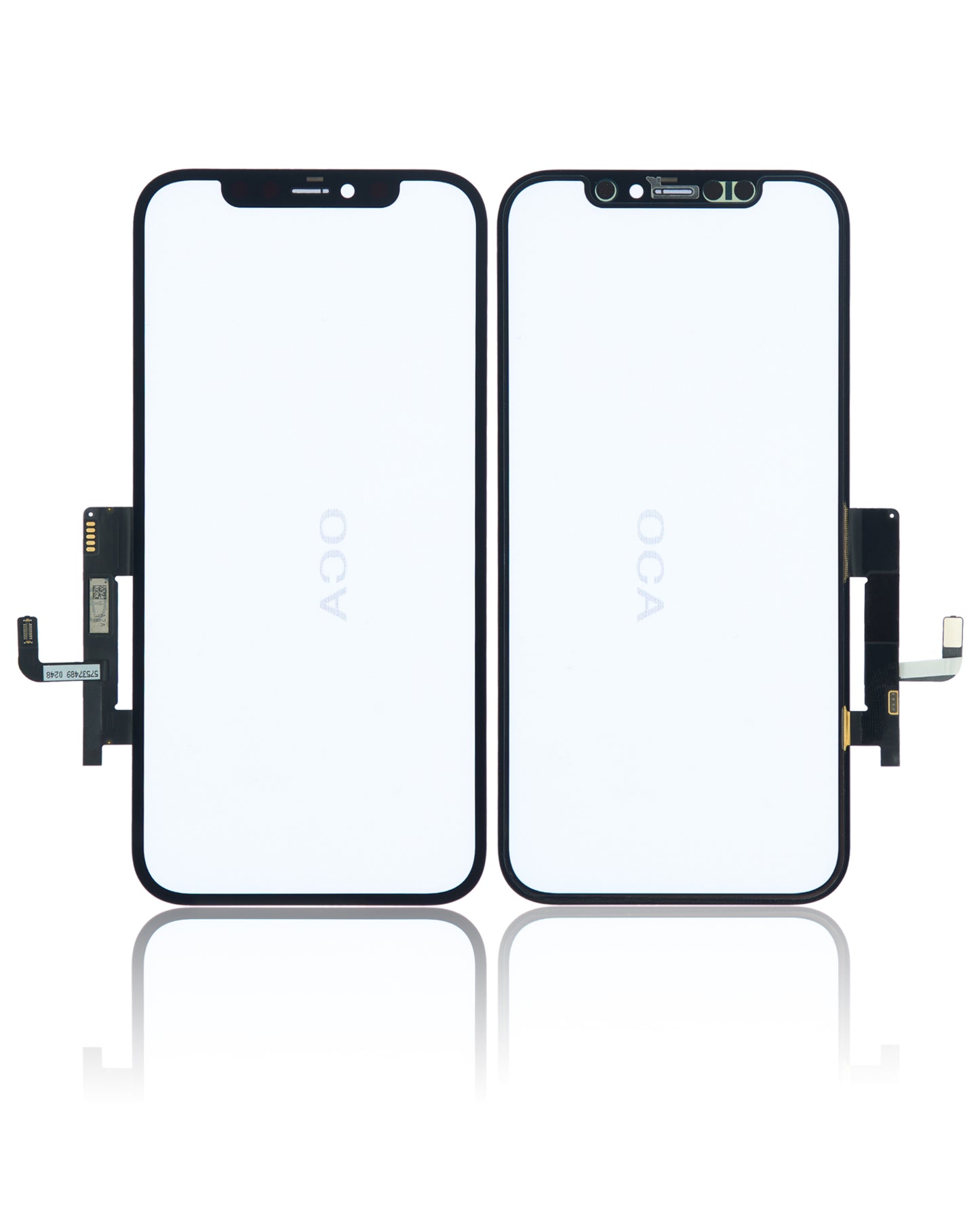 4 in 1 Short Flex (Digitizer Touch With Glass + OCA + Frame Pre-installed) For iPhone 12 / 12 Pro (OCA Master)