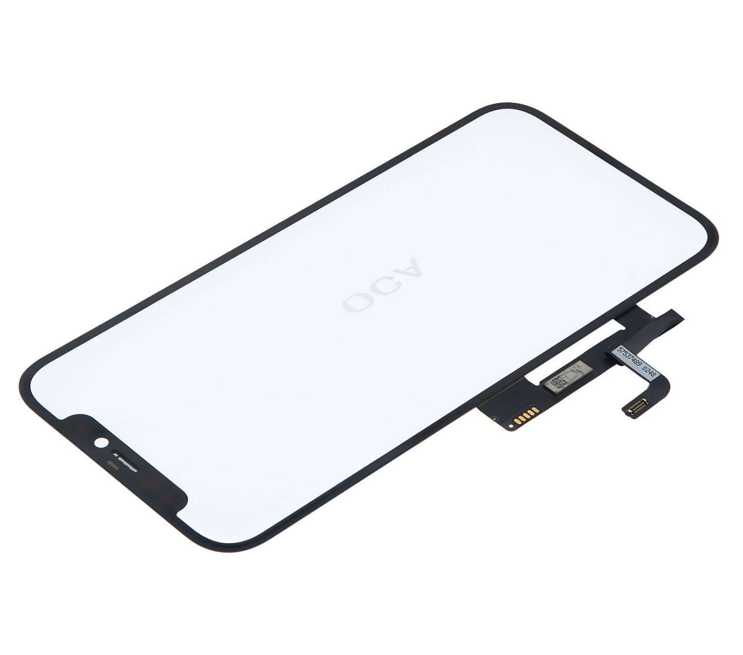 4 in 1 Short Flex (Digitizer Touch With Glass + OCA + Frame Pre-installed) For iPhone 12 / 12 Pro (OCA Master)