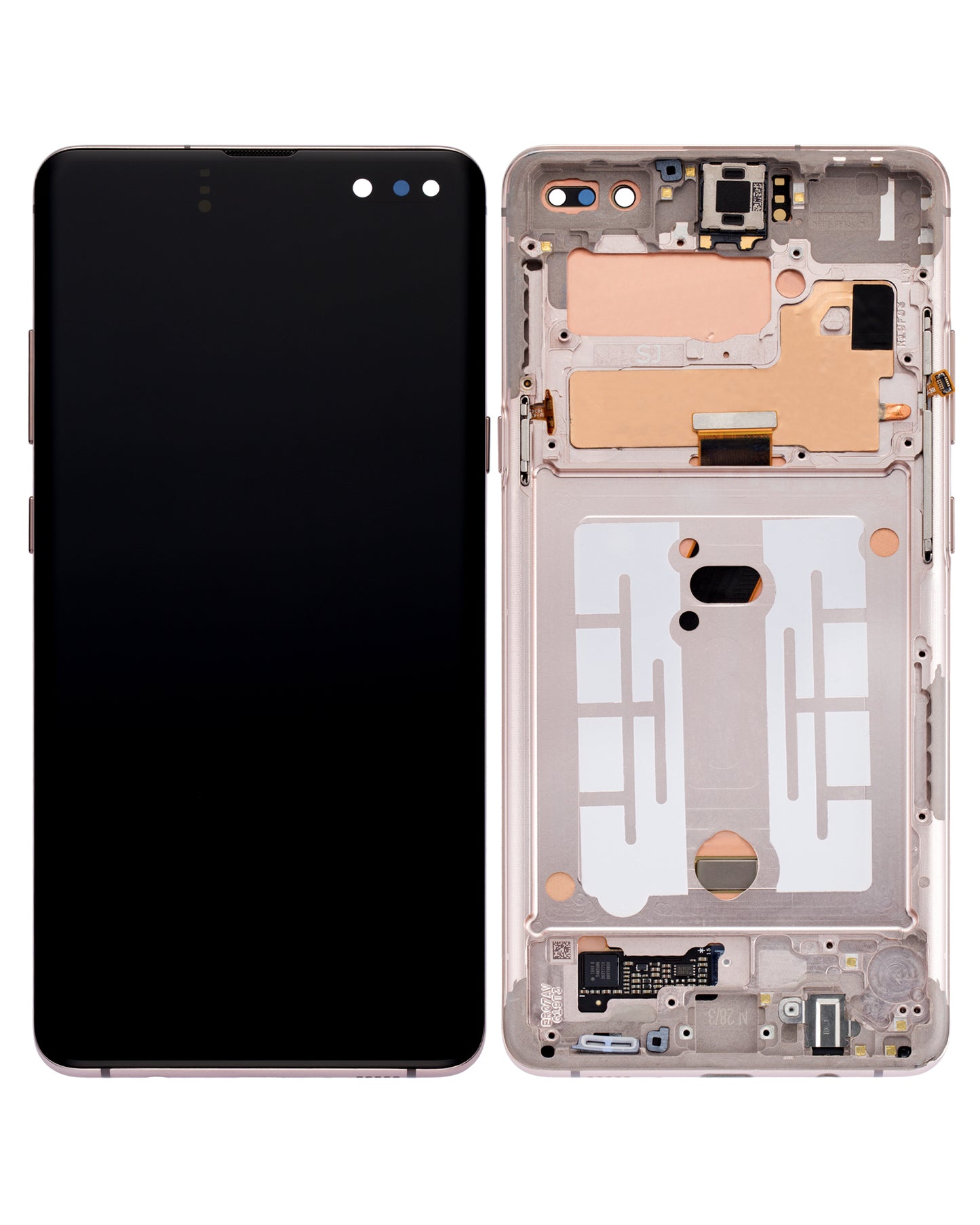 OLED Assembly With Frame For Samsung Galaxy S10 5G (Refurbished) (Royal Gold)