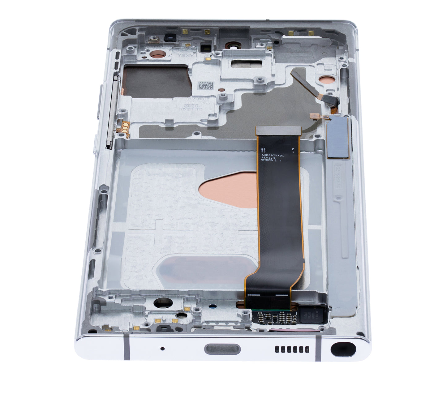 OLED Assembly With Frame For Samsung Galaxy Note 20 Ultra 5G (Refurbished) (Mystic White)