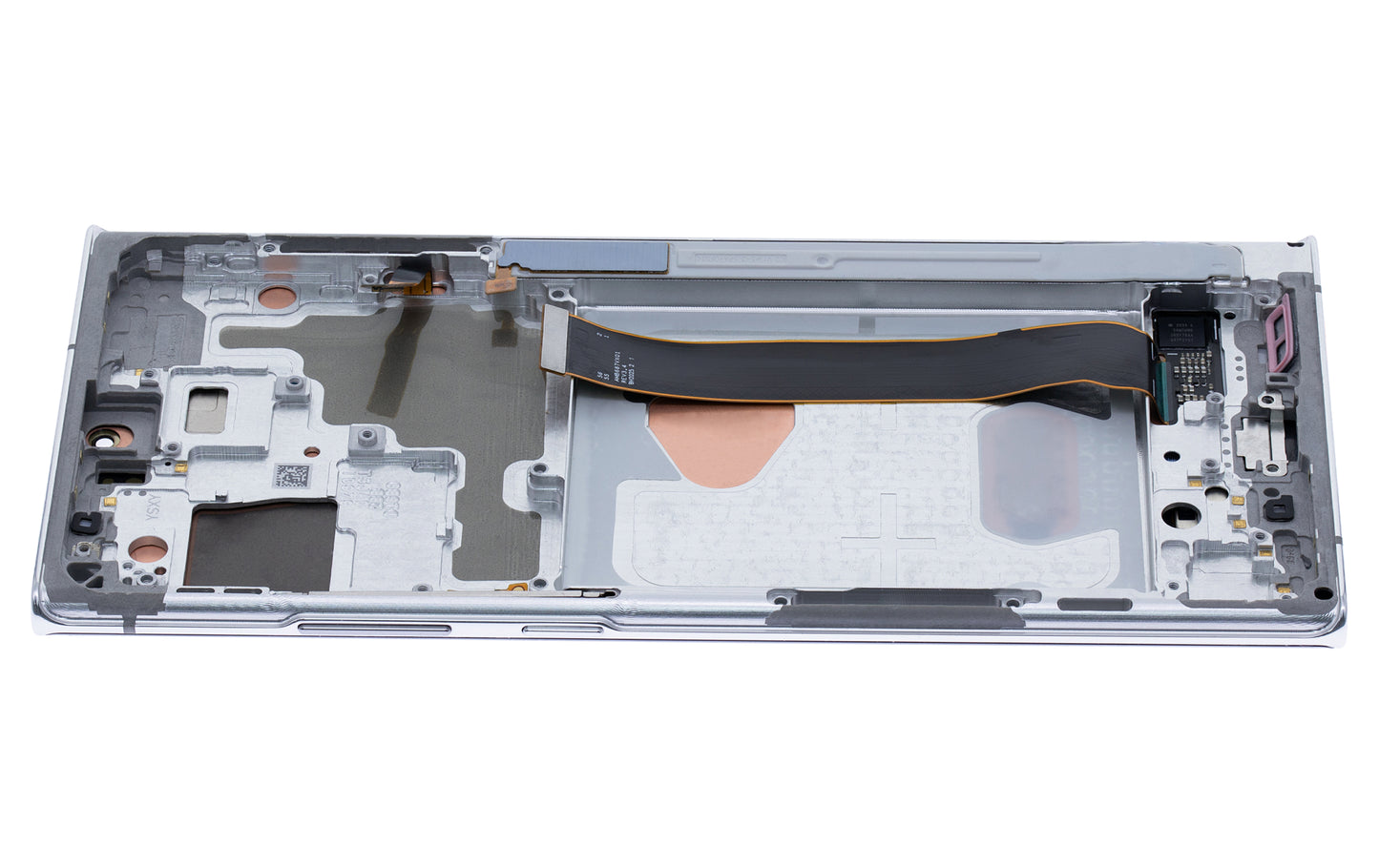 OLED Assembly With Frame For Samsung Galaxy Note 20 Ultra 5G (Refurbished) (Mystic White)