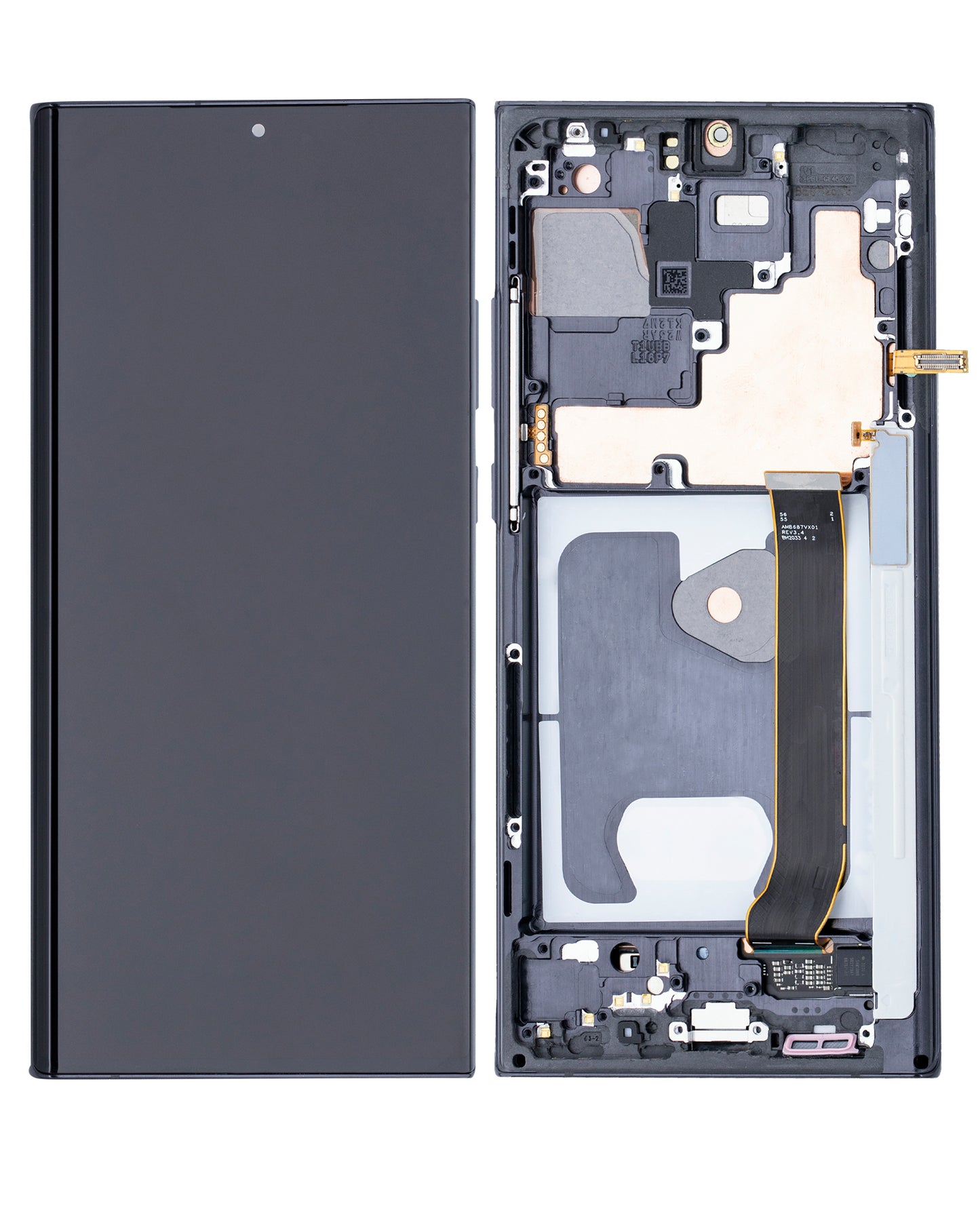 OLED Assembly With Frame For Samsung Galaxy Note 20 Ultra 5G (Refurbished) (Mystic Black)