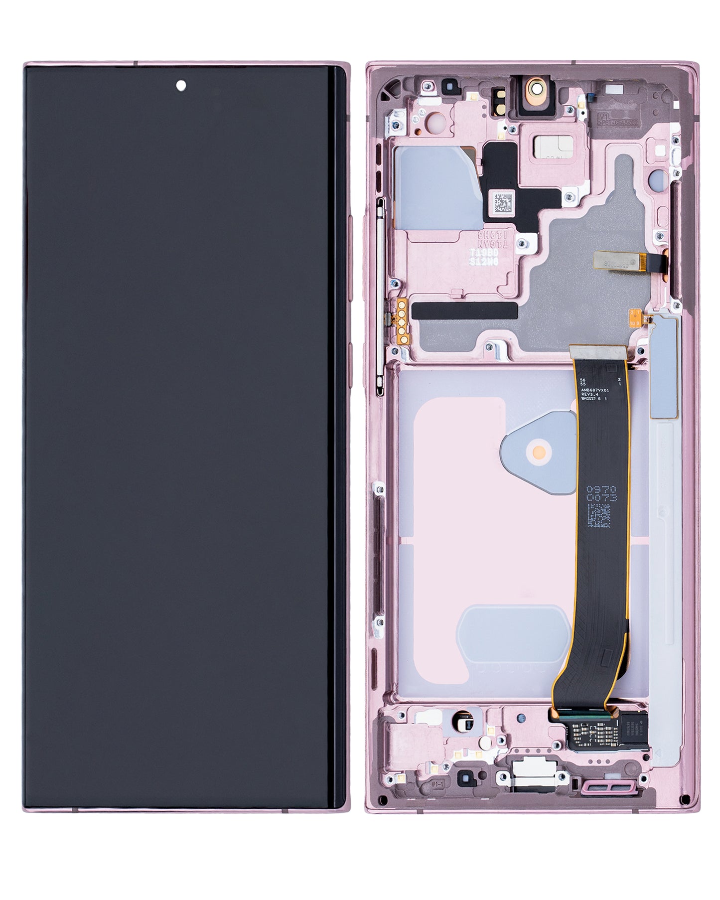 OLED Assembly With Frame For Samsung Galaxy Note 20 Ultra 5G (Refurbished) (Mystic Bronze)