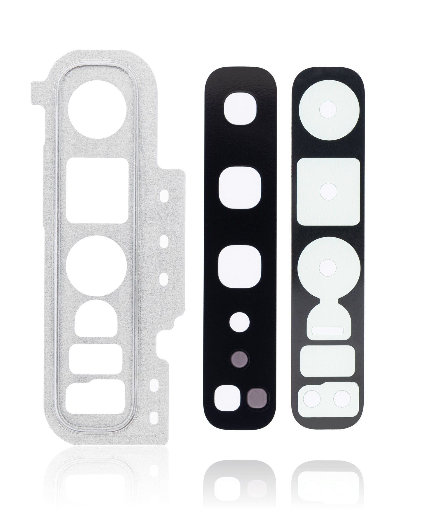 Back Camera Lens With Cover Bezel Ring For Samsung Galaxy S10 5G (Crown Silver)