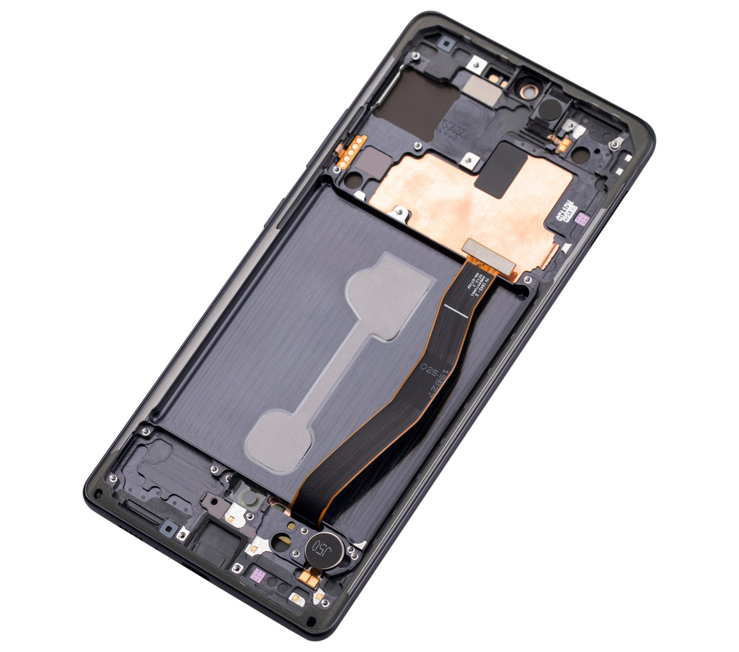 OLED Assembly With Frame For Samsung Galaxy S10 Lite (Service Pack) (Prism Black)