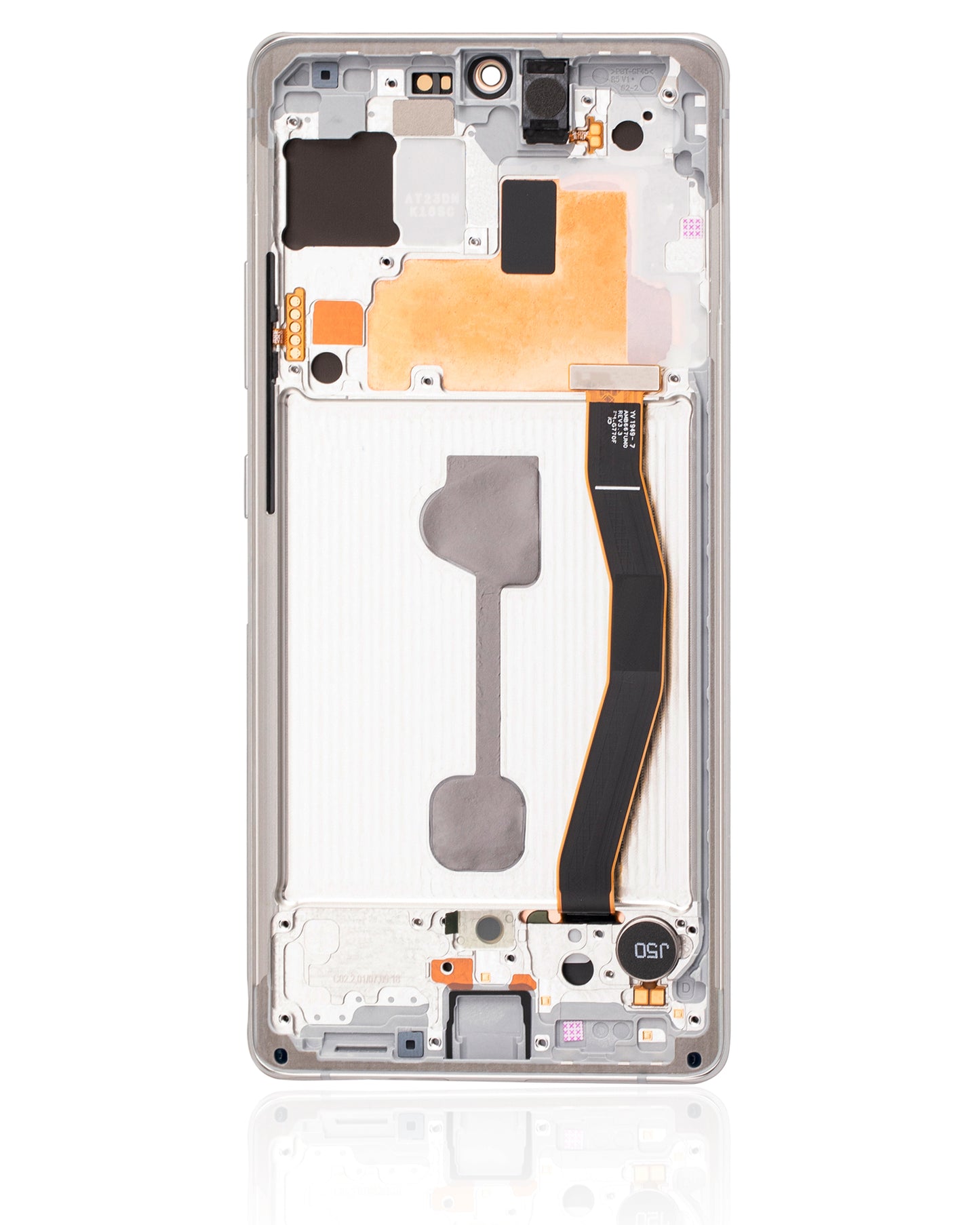 OLED Assembly With Frame For Samsung Galaxy S10 Lite (Service Pack) (Prism White)