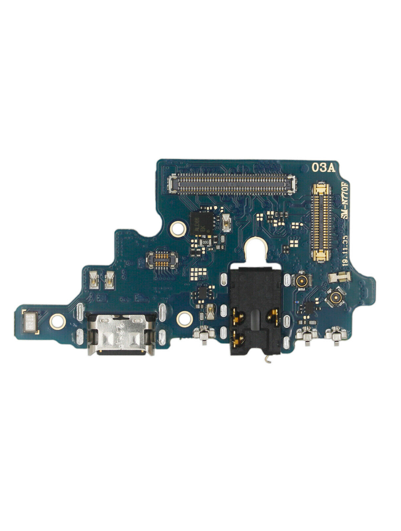 Charging Port Flex Cable With Headphone Jack For Samsung Galaxy Note 10 Lite (Premium)
