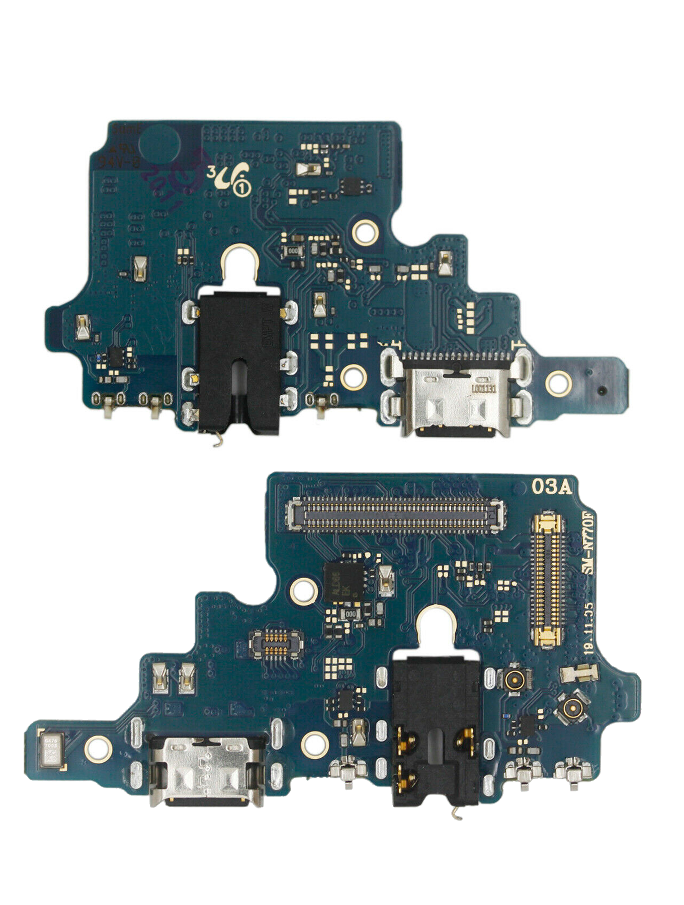 Charging Port Flex Cable With Headphone Jack For Samsung Galaxy Note 10 Lite (Premium)
