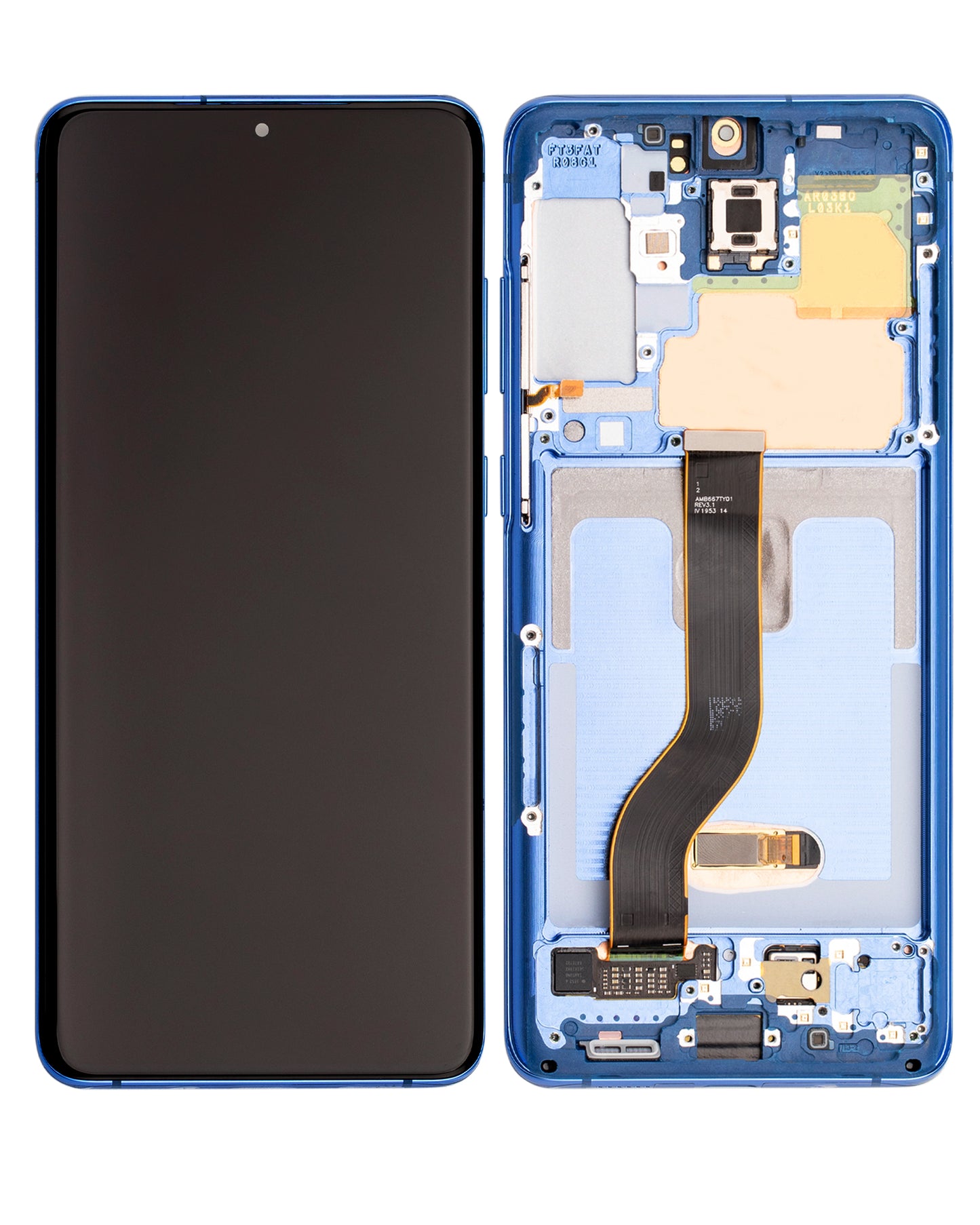 OLED Assembly With Frame For Samsung Galaxy S20 Plus 5G (Refurbished) (Aura Blue)