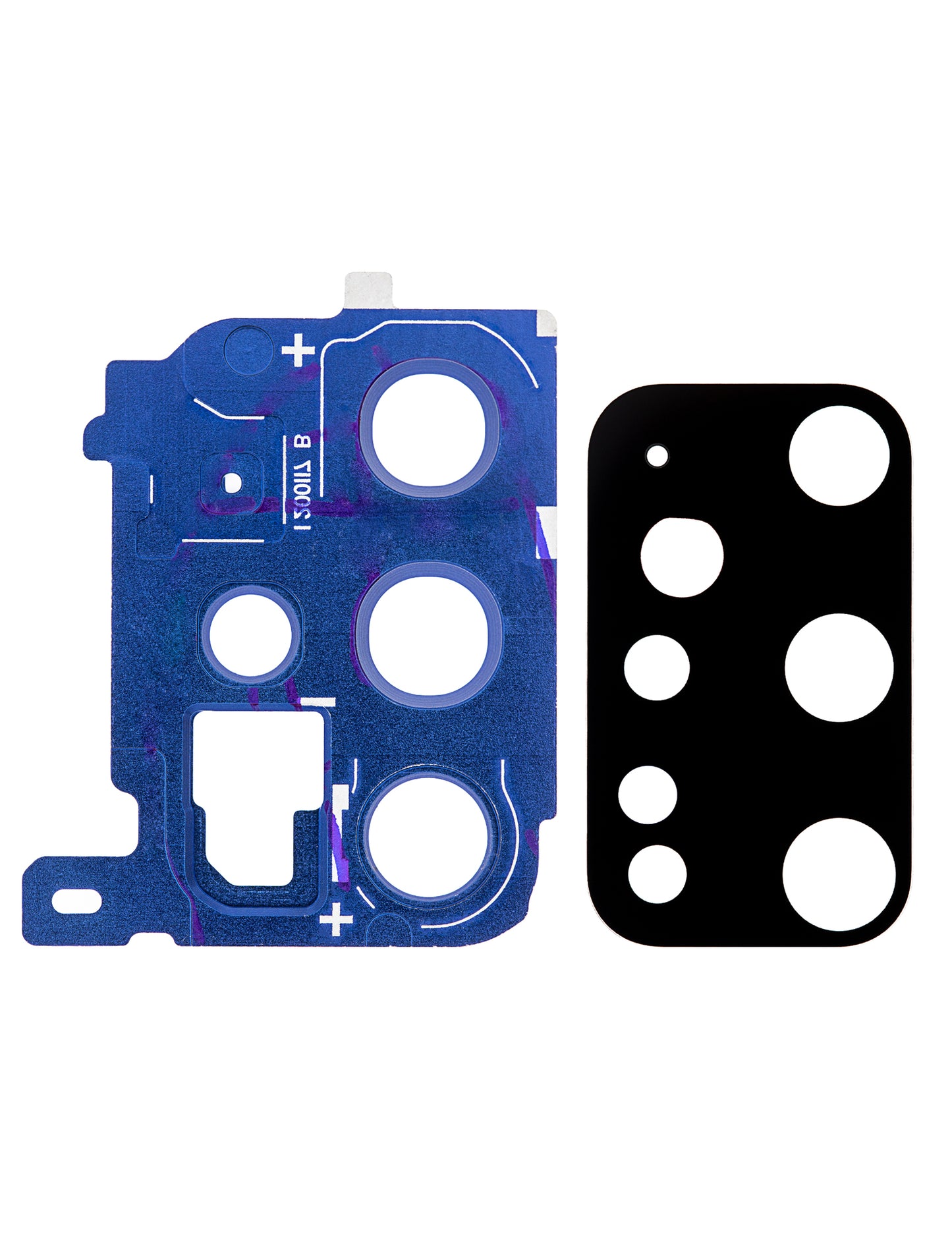 Back Camera Lens With Cover Bezel Ring For Samsung Galaxy S20 Plus (Cloud Blue)