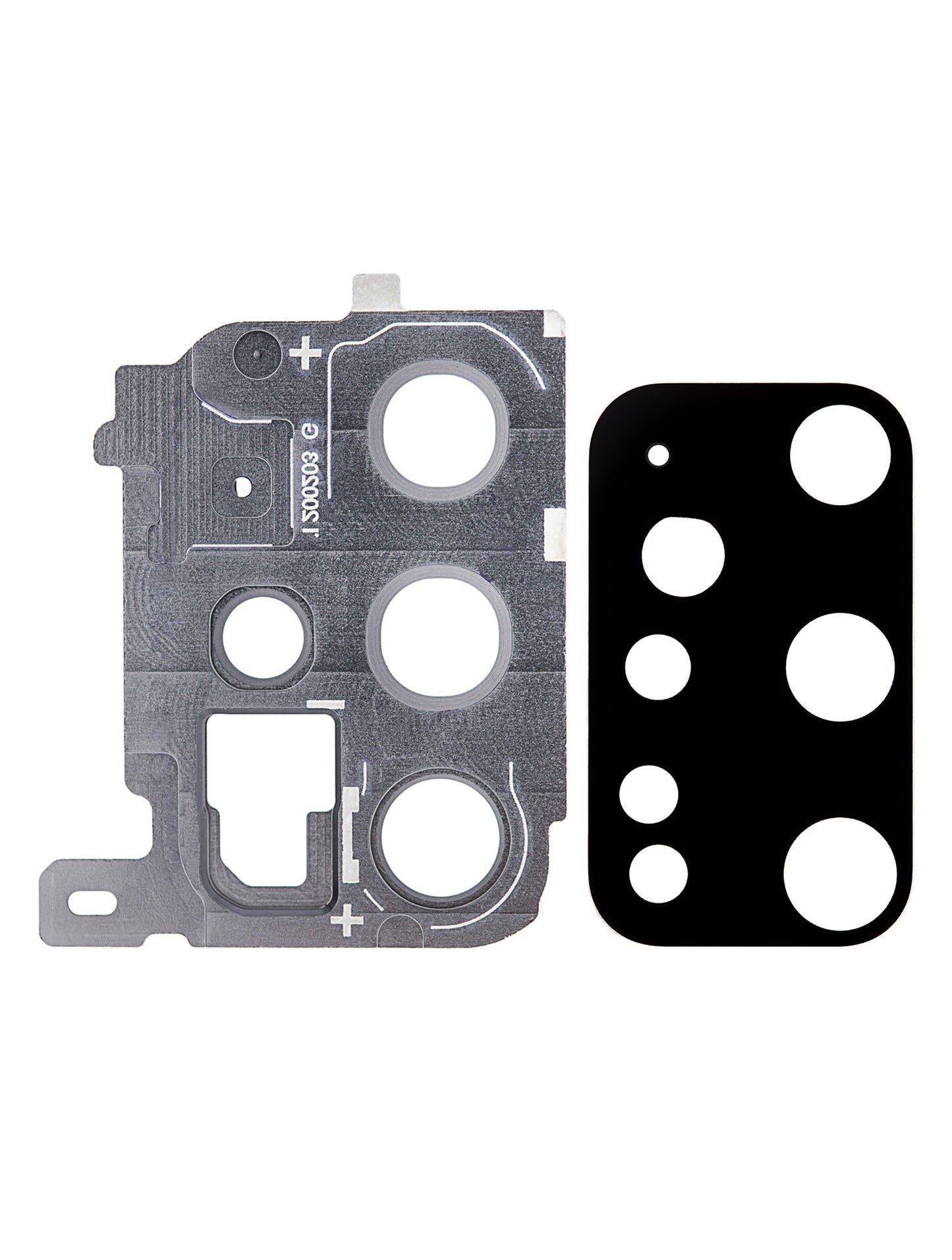 Back Camera Lens With Cover Bezel Ring For Samsung Galaxy S20 Plus (Cosmic Gray)