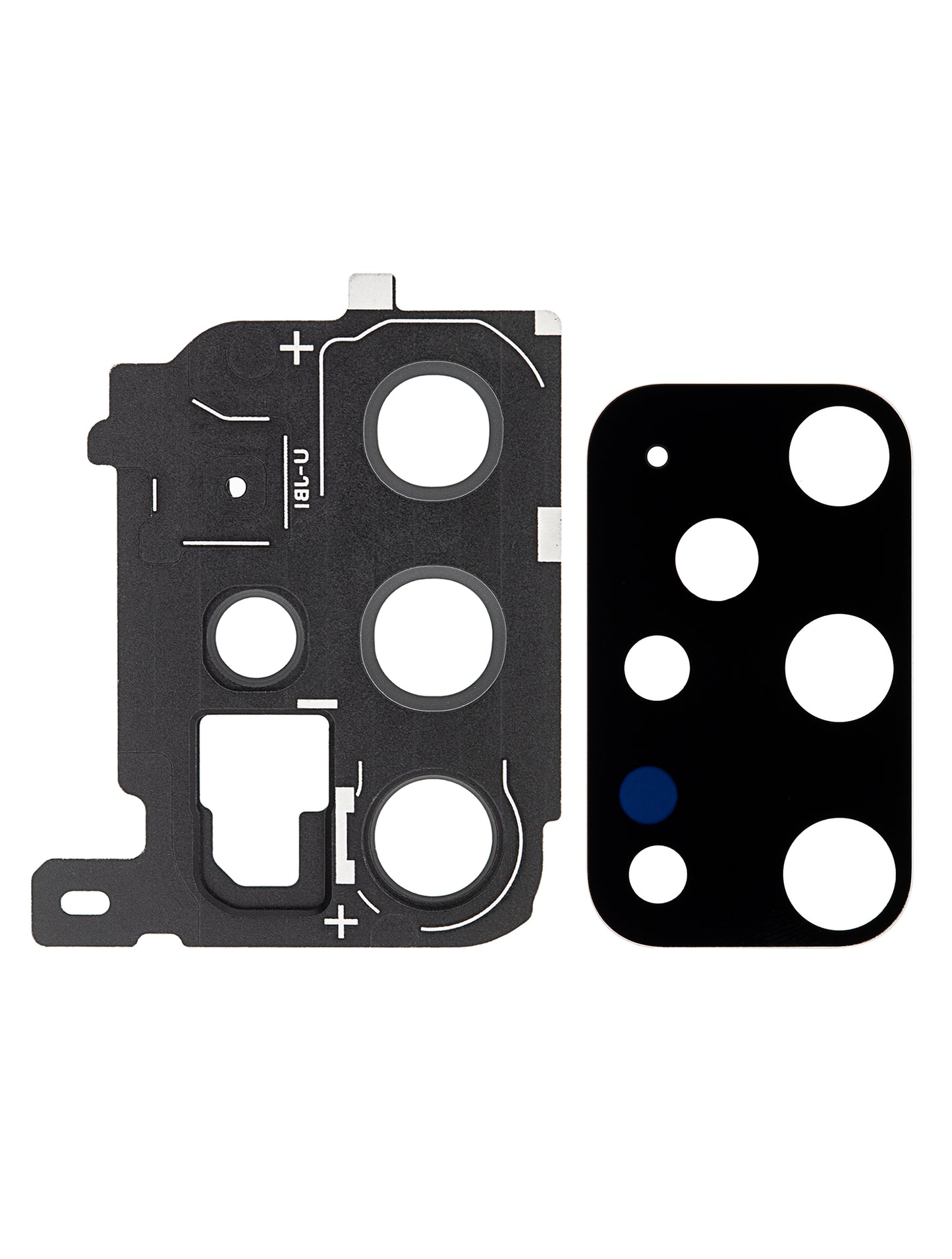 Back Camera Lens With Cover Bezel Ring For Samsung Galaxy S20 Plus (Cosmic Black)