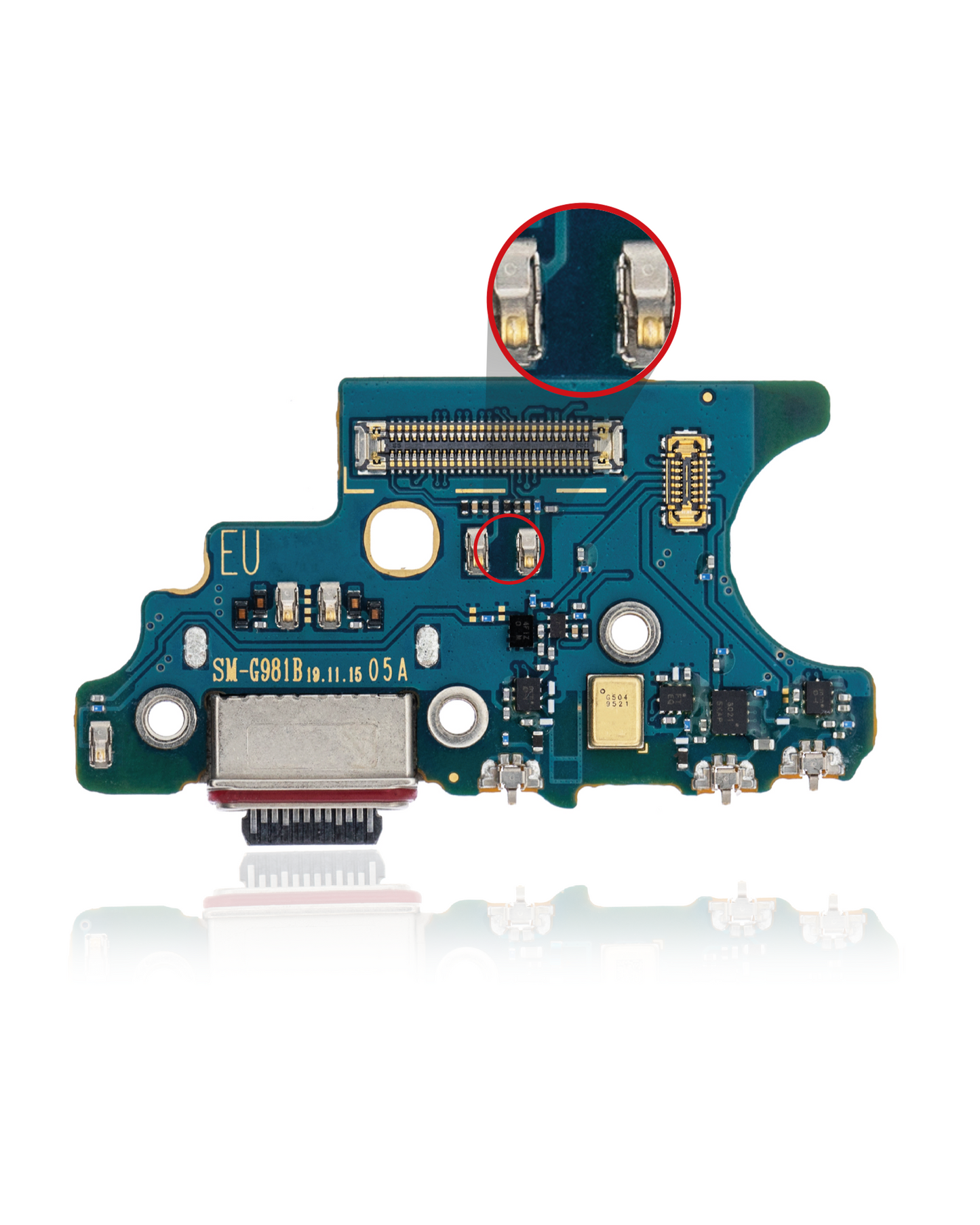 Charging Port With Board For Samsung Galaxy S20 5G (G981U) (US Version) (Premium)
