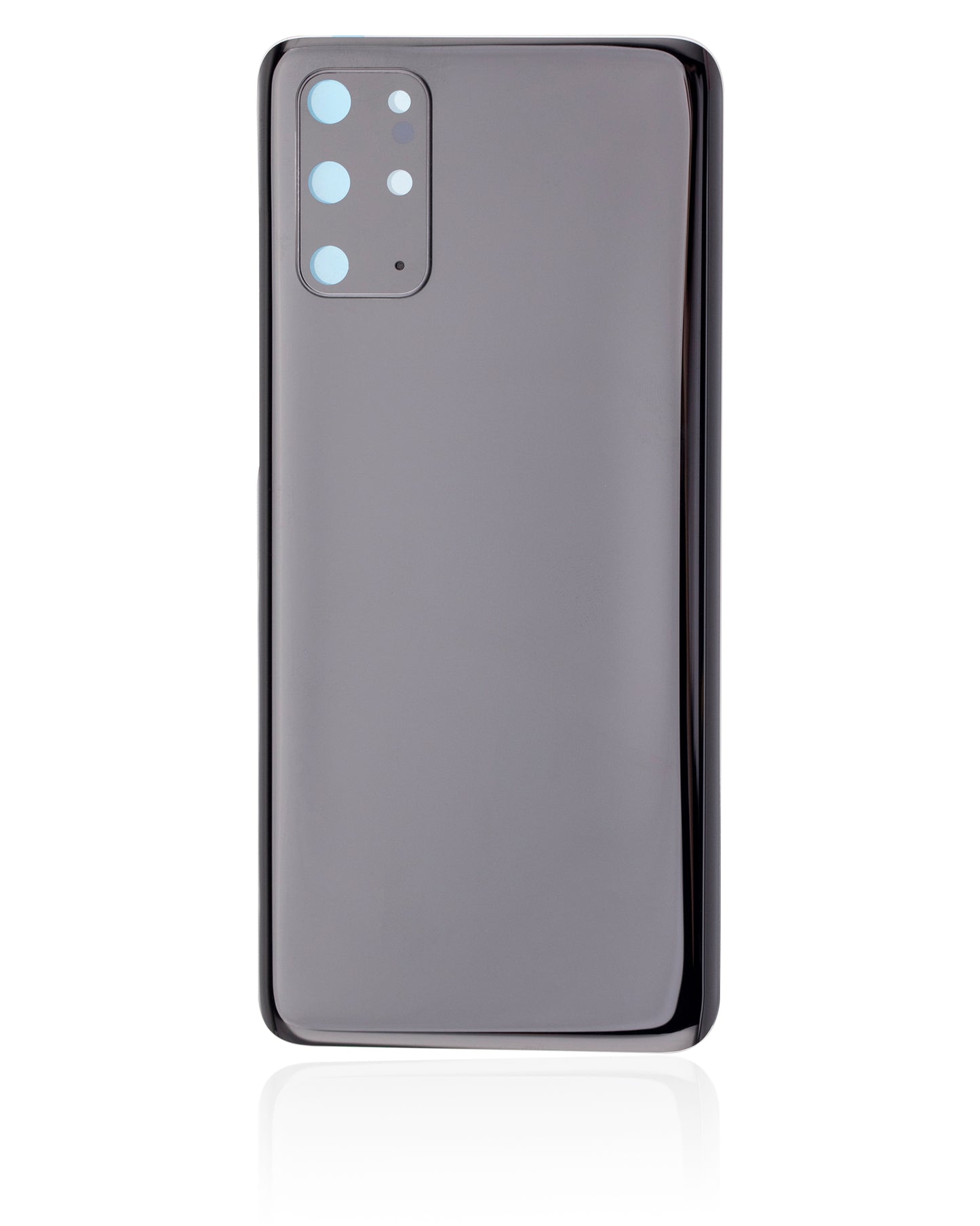 Back Cover Glass With Camera Lens For Samsung Galaxy S20 Plus 5G (No Logo) (Aftermarket Plus) (Cosmic Black)