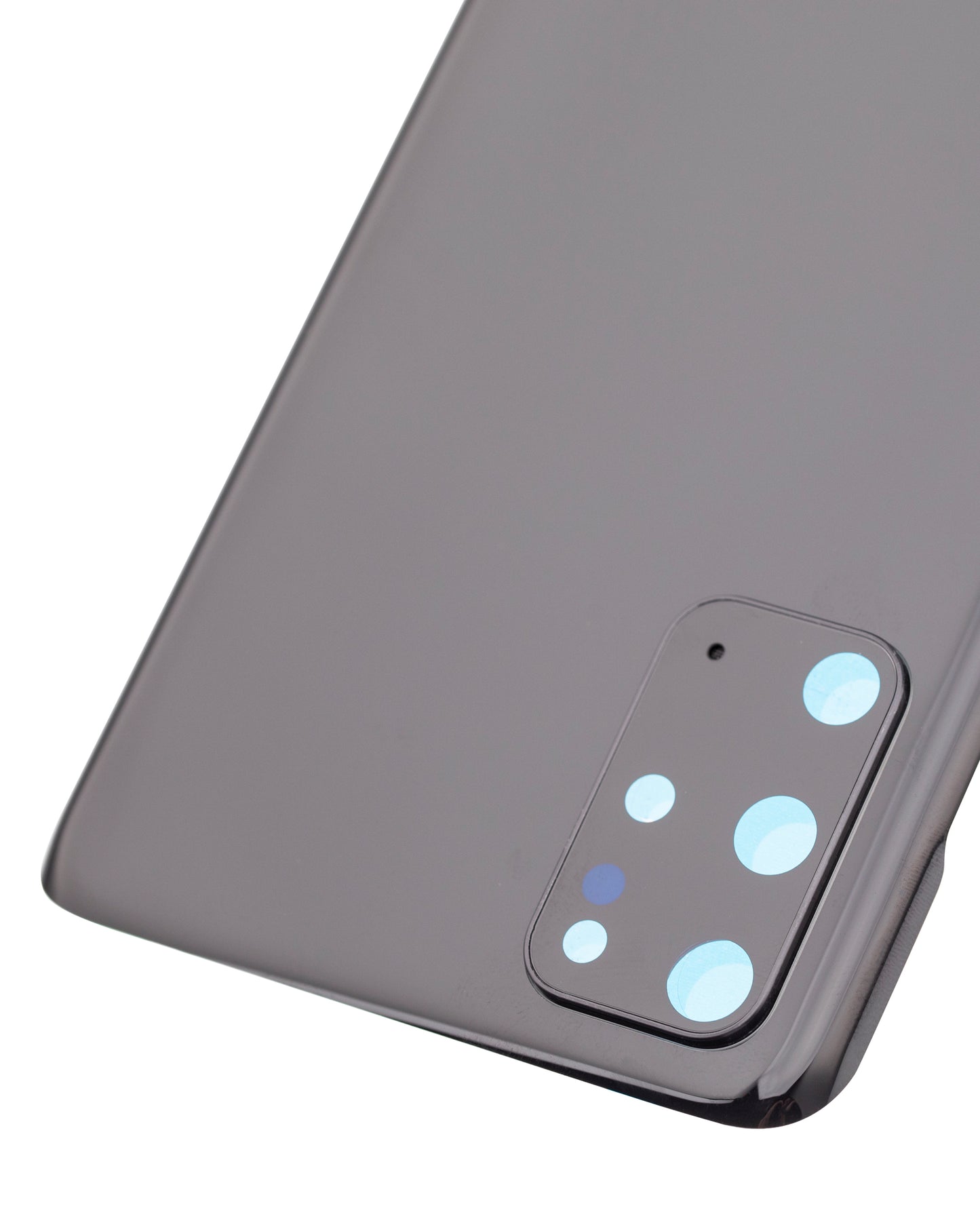 Back Cover Glass With Camera Lens For Samsung Galaxy S20 Plus 5G (No Logo) (Aftermarket Plus) (Cosmic Black)