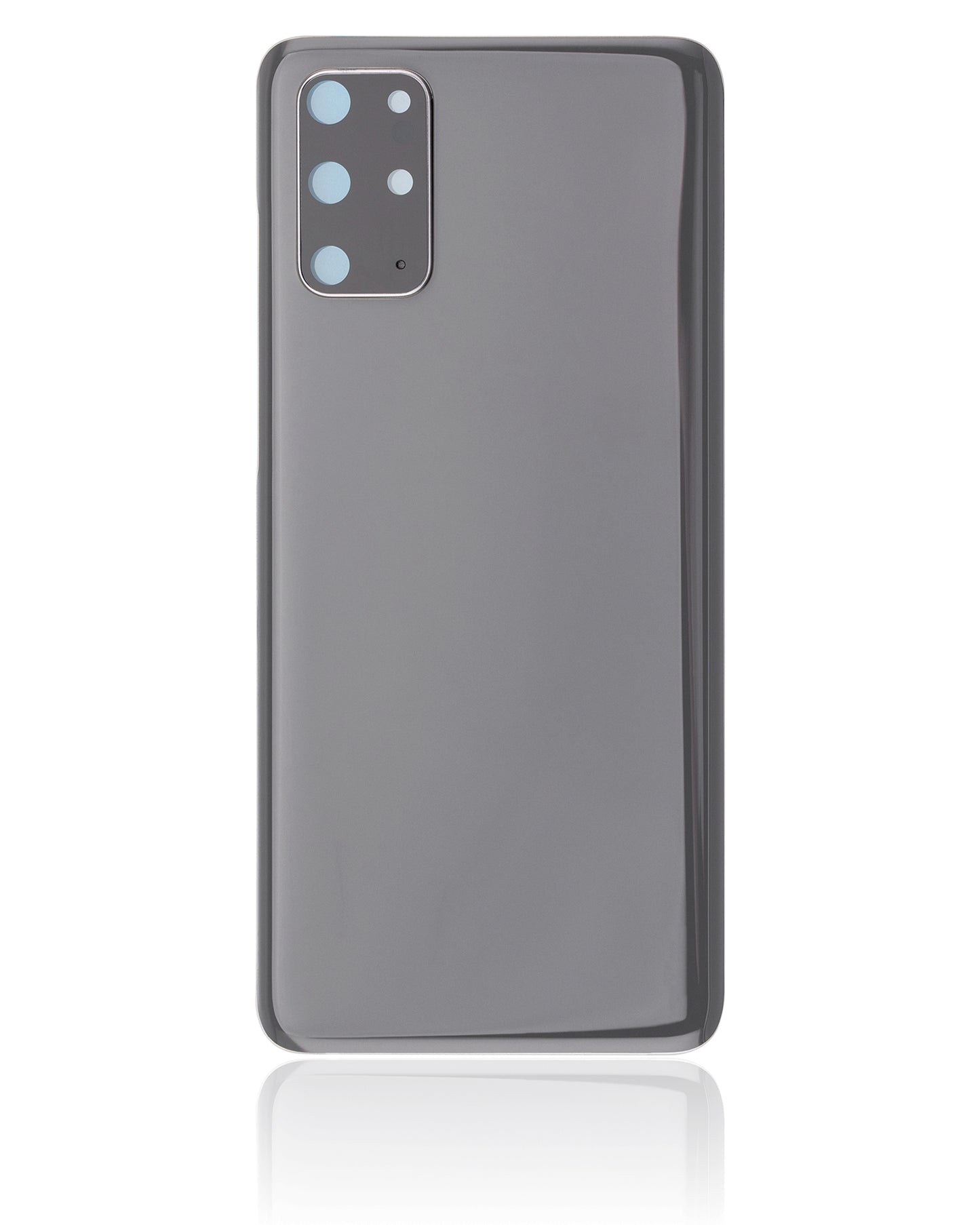Back Cover Glass With Camera Lens For Samsung Galaxy S20 Plus 5G (No Logo) (Aftermarket Plus) (Cosmic Gray)