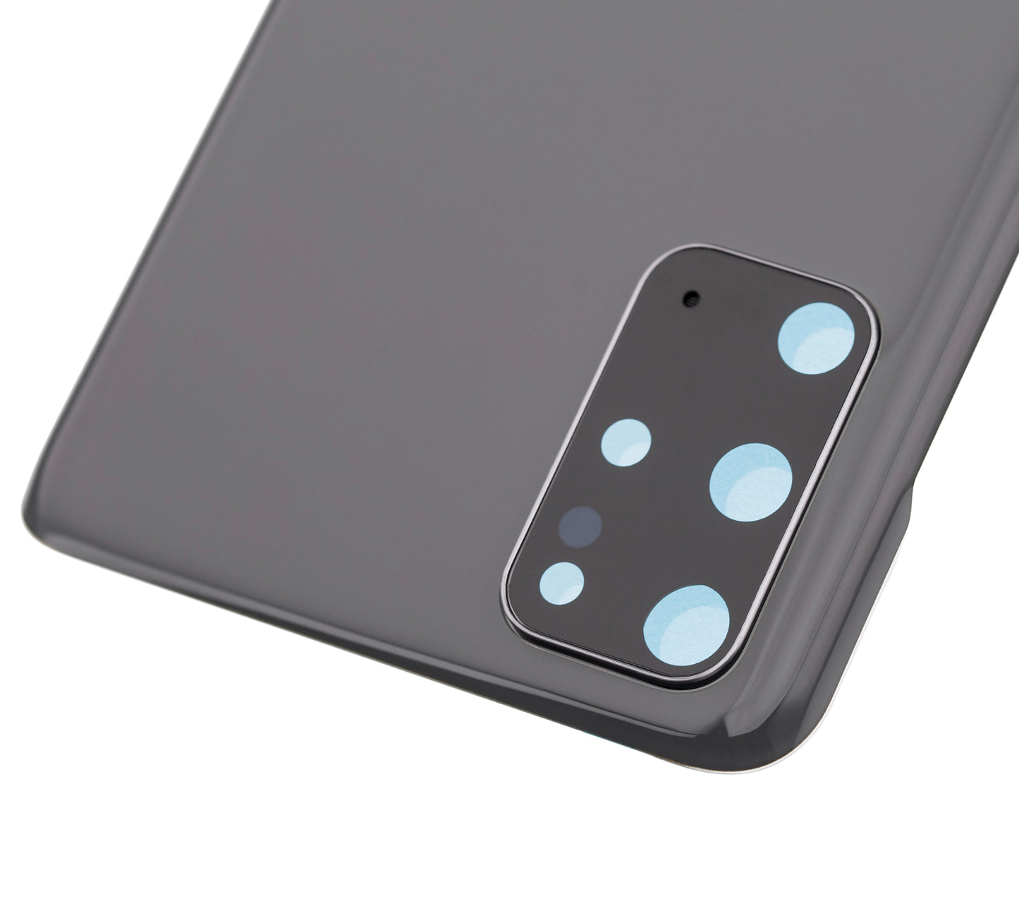 Back Cover Glass With Camera Lens For Samsung Galaxy S20 Plus 5G (No Logo) (Aftermarket Plus) (Cosmic Gray)