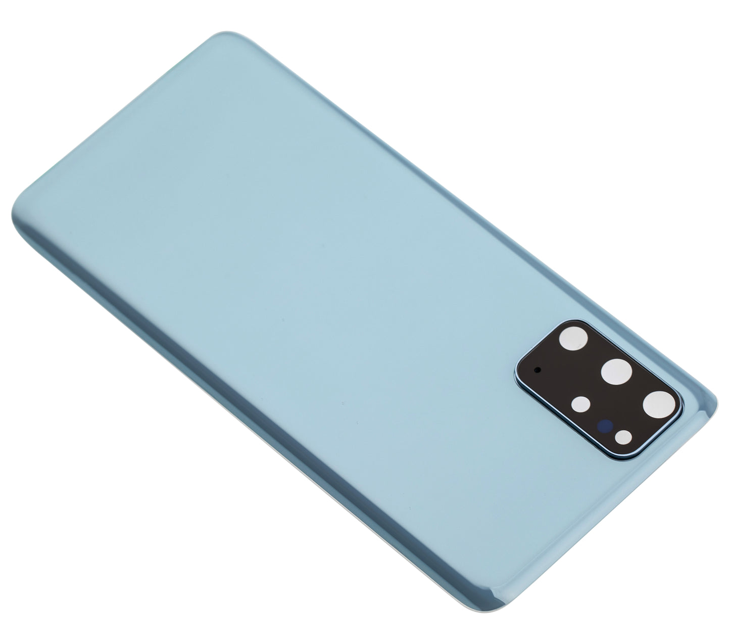 Back Cover Glass With Camera Lens For Samsung Galaxy S20 Plus 5G (No Logo) (Aftermarket Plus) (Cloud Blue)