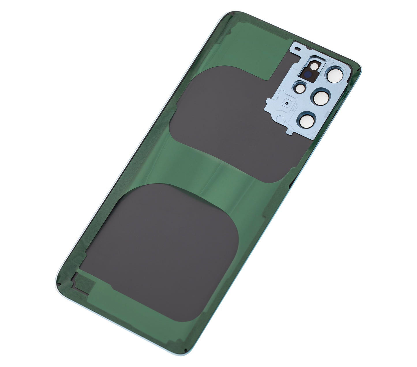 Back Cover Glass With Camera Lens For Samsung Galaxy S20 Plus 5G (No Logo) (Aftermarket Plus) (Cloud Blue)