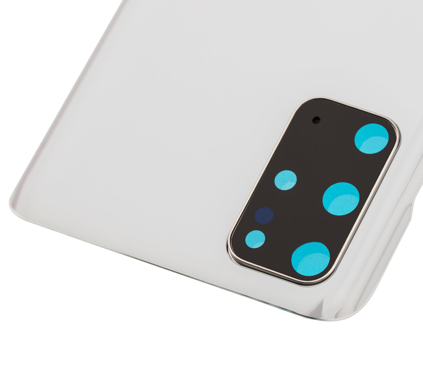 Back Cover Glass With Camera Lens For Samsung Galaxy S20 Plus 5G (No Logo) (Aftermarket Plus) (Cloud White)