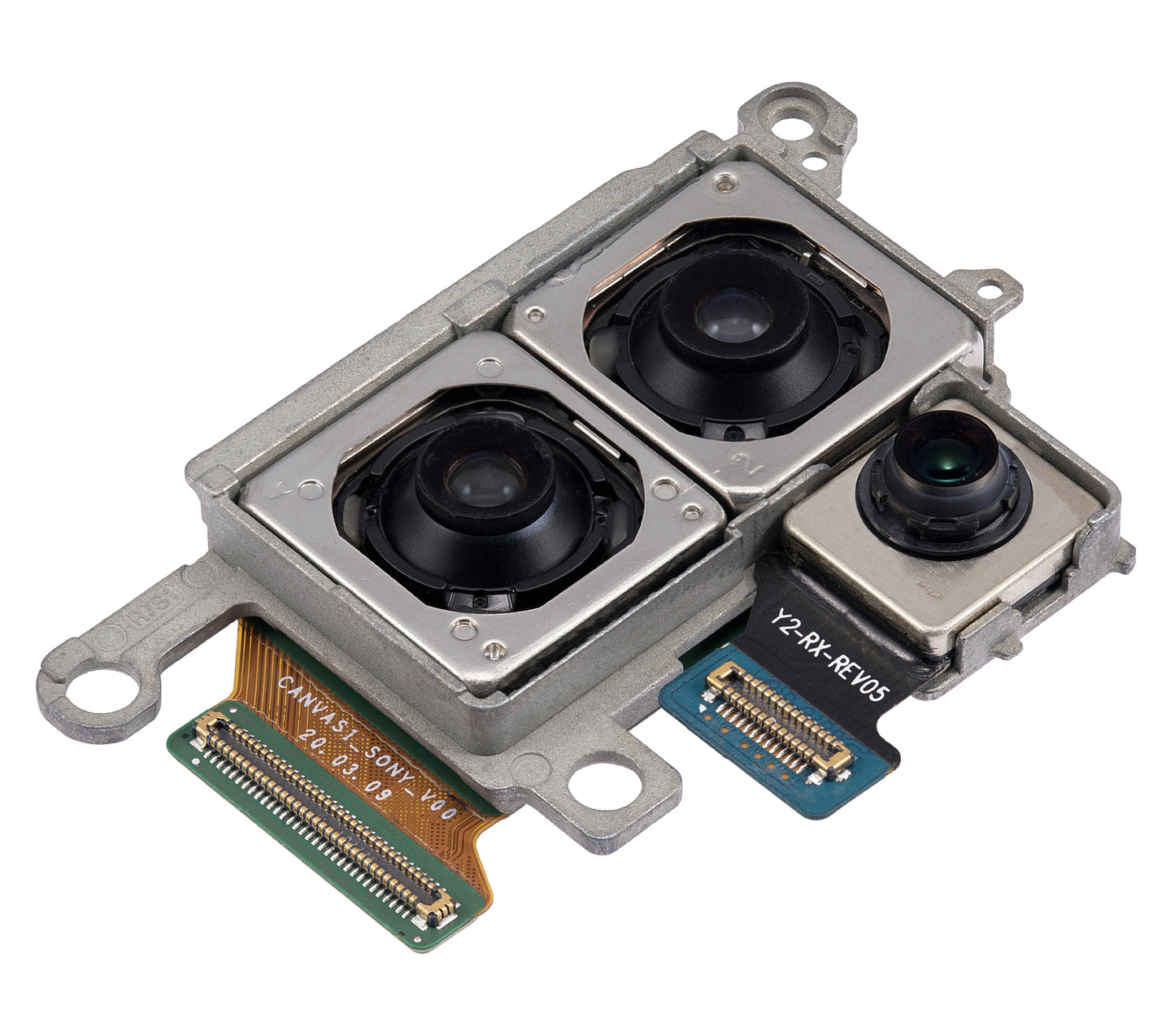Back Camera Module (Wide & Telephoto & Depthvision) For Samsung Galaxy S20 Plus / 5G (US Version) (Used OEM Pull: Grade B)