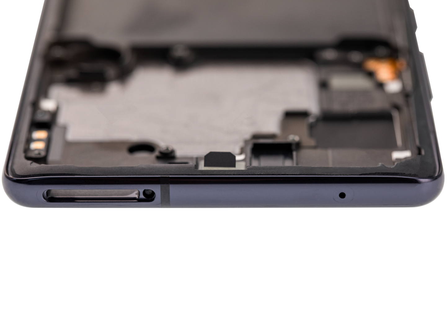 OLED Assembly With Frame For Samsung Galaxy A71 5G (A716U / 2020) (Refurbished) (Prism Cube Black)