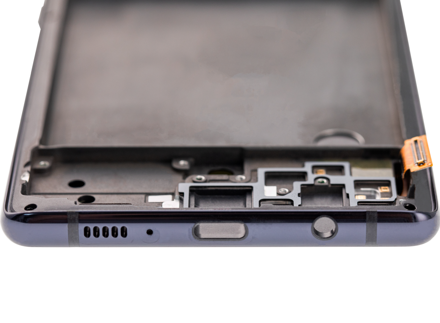 OLED Assembly With Frame For Samsung Galaxy A71 5G (A716U / 2020) (Refurbished) (Prism Cube Black)