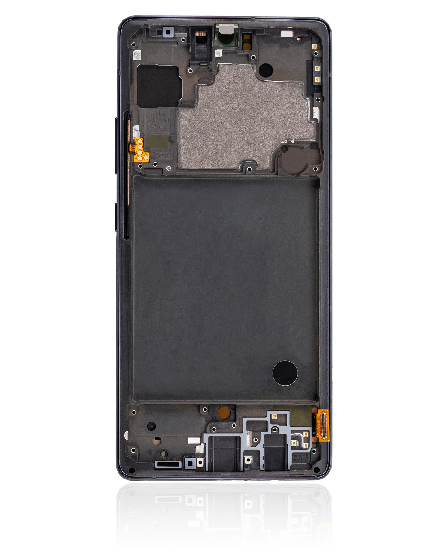 OLED Assembly With Frame For Samsung Galaxy A71 5G (A716U / 2020) (Refurbished) (Prism Cube Black)