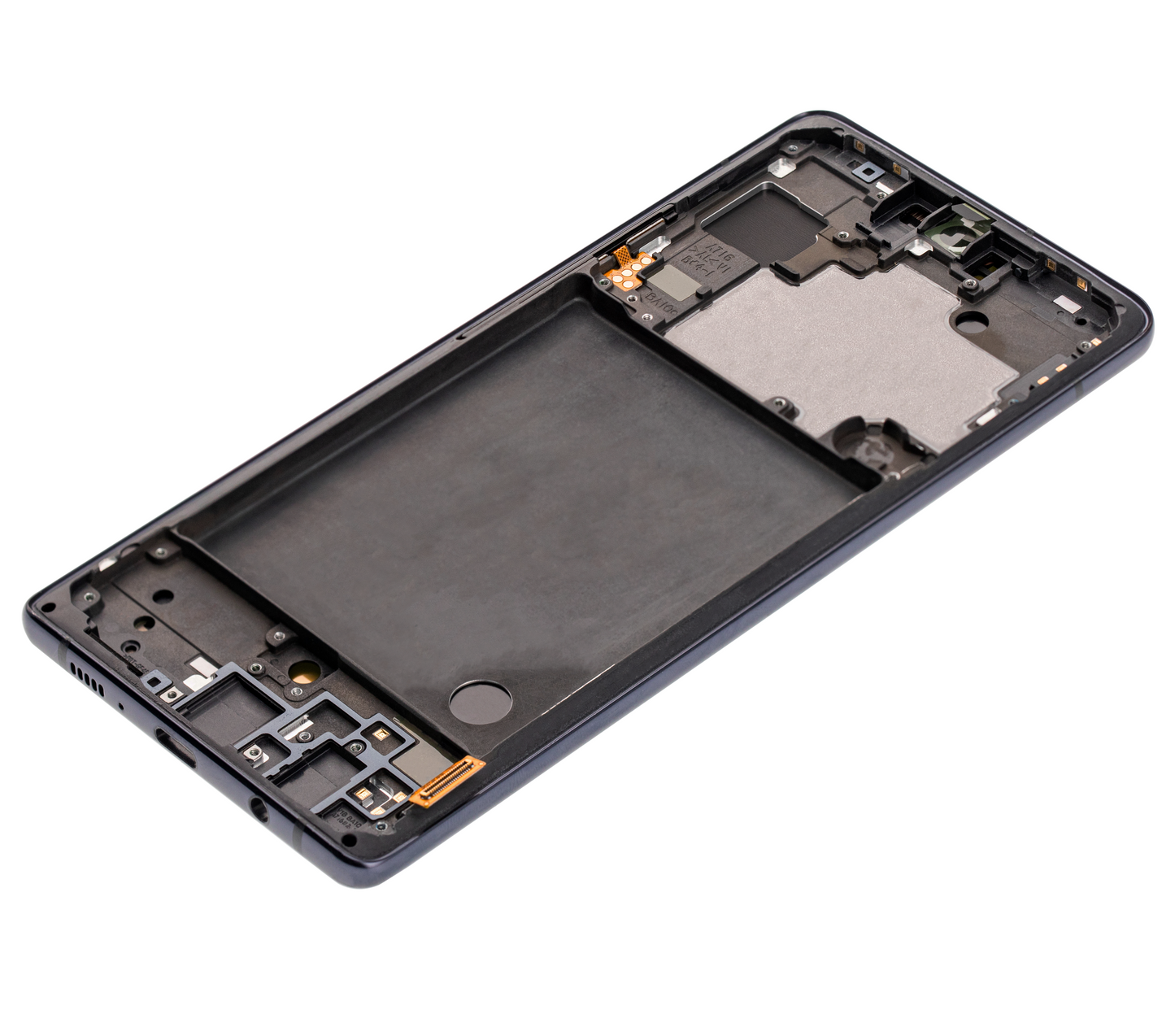 OLED Assembly With Frame For Samsung Galaxy A71 5G (A716U / 2020) (Refurbished) (Prism Cube Black)
