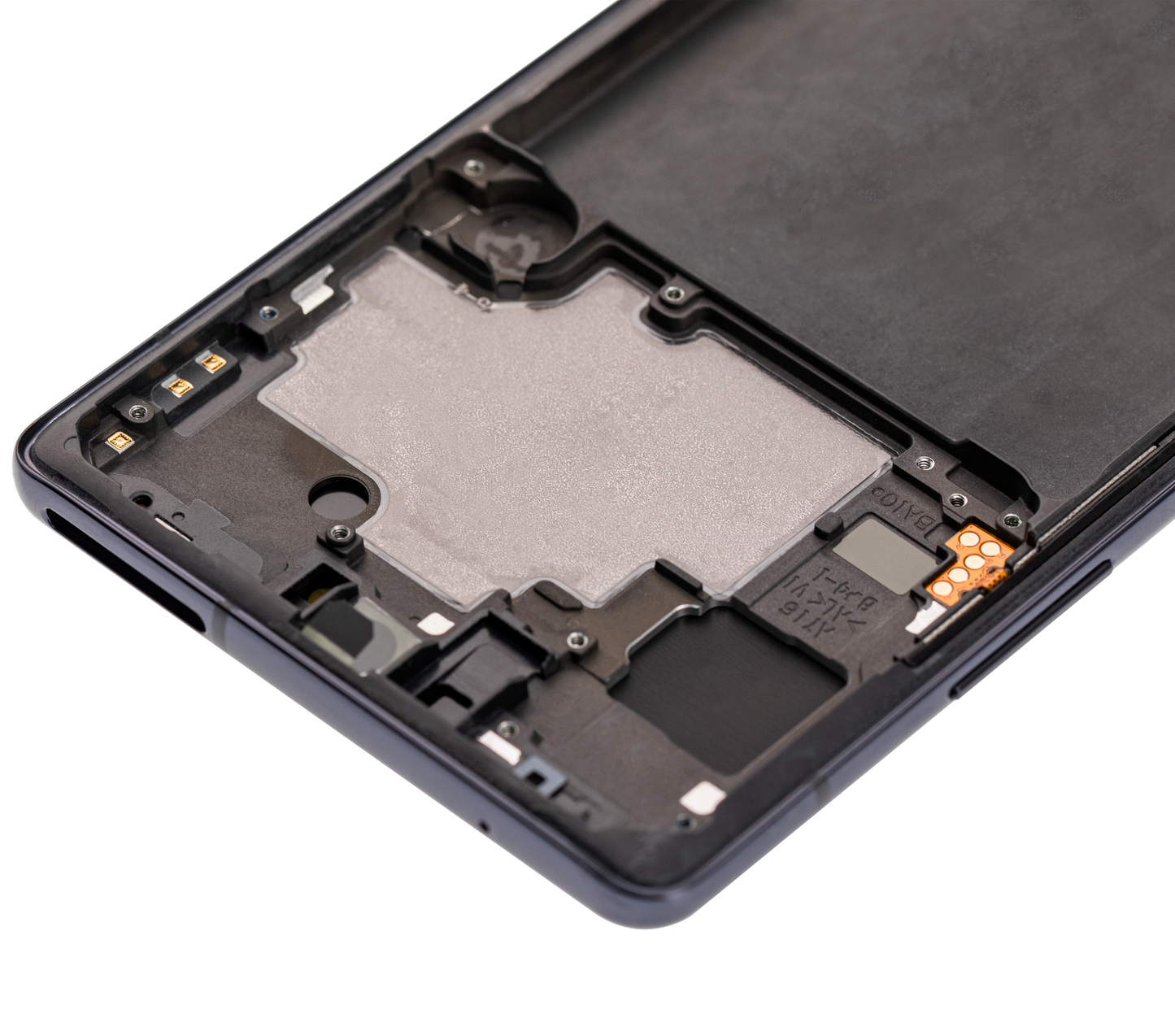 OLED Assembly With Frame For Samsung Galaxy A71 5G (A716U / 2020) (Refurbished) (Prism Cube Black)