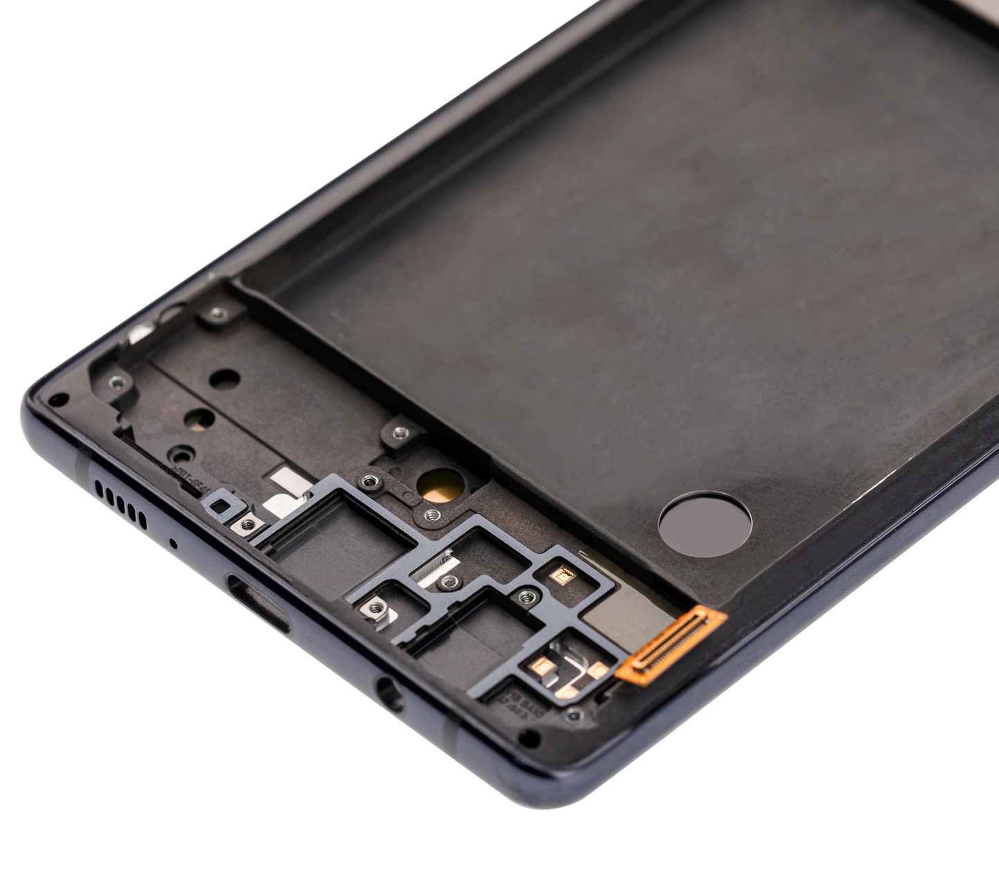OLED Assembly With Frame For Samsung Galaxy A71 5G (A716U / 2020) (Refurbished) (Prism Cube Black)