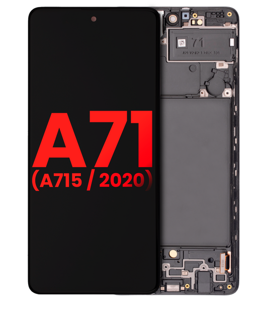 OLED Assembly With Frame For Samsung Galaxy A71 (A715 / 2020) (6.36") (Aftermarket Plus: Hard) (All Colors) - product image 1