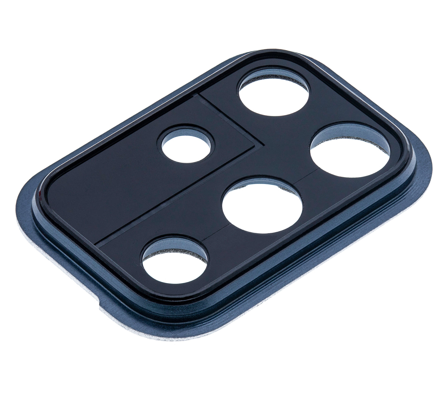 Back Camera Lens With Cover Bezel Ring For Samsung Galaxy A71 (A715 / 2020) (Prism Crush Black)