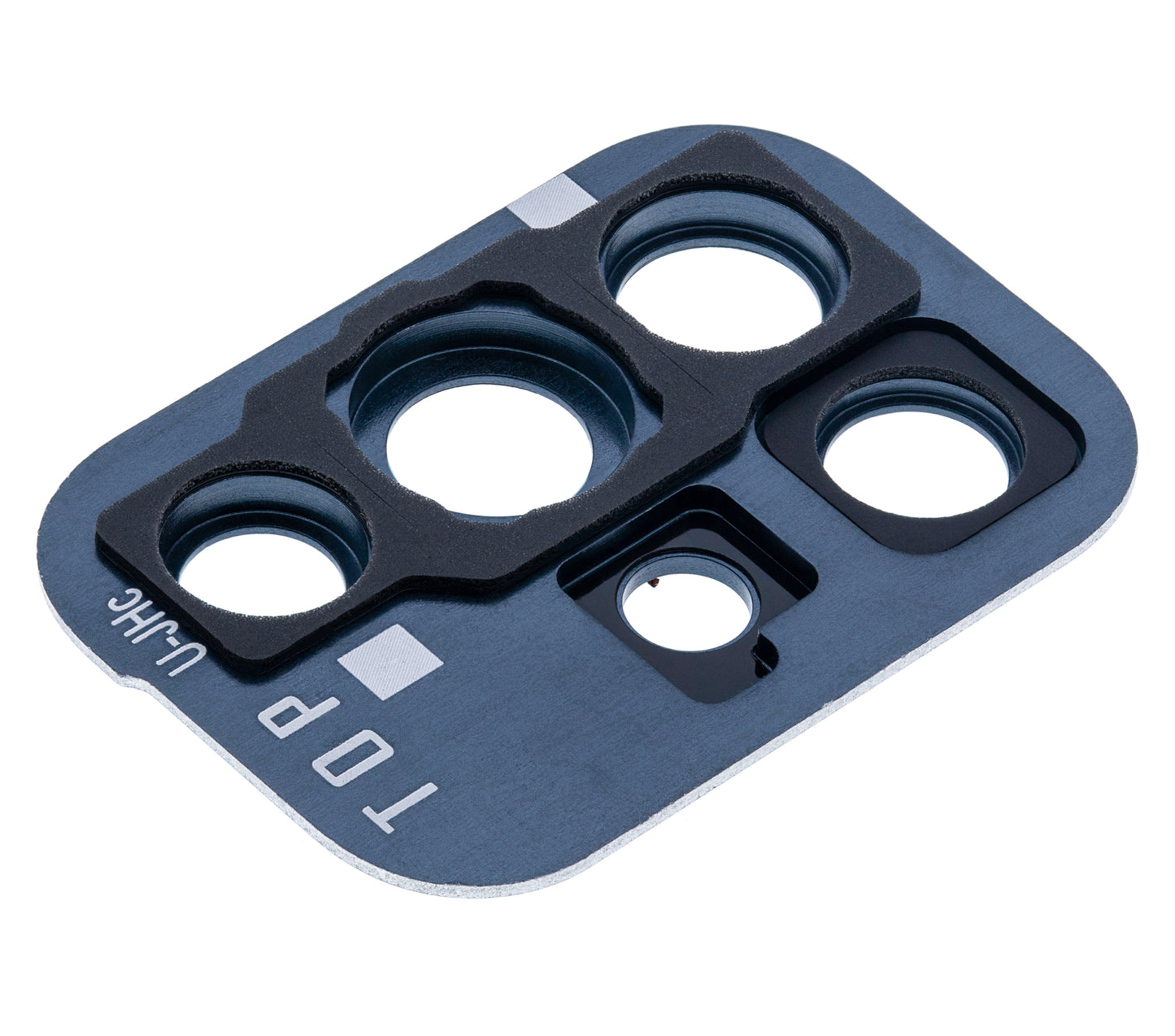 Back Camera Lens With Cover Bezel Ring For Samsung Galaxy A71 (A715 / 2020) (Prism Crush Black)