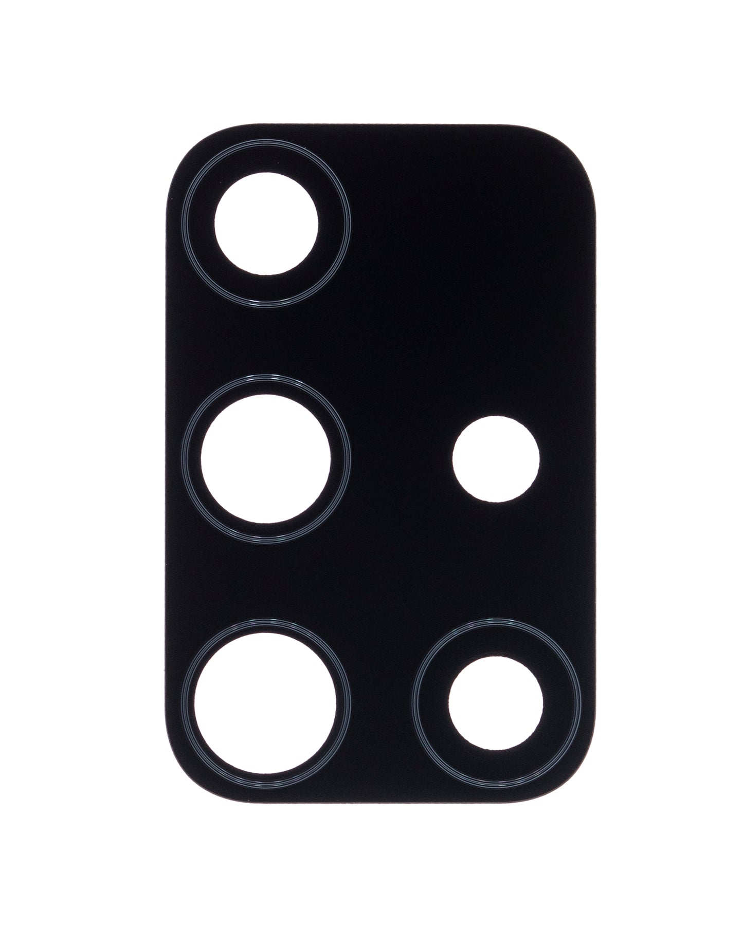 Back Camera Lens With Cover Bezel Ring For Samsung Galaxy A71 (A715 / 2020) (Prism Crush Black)