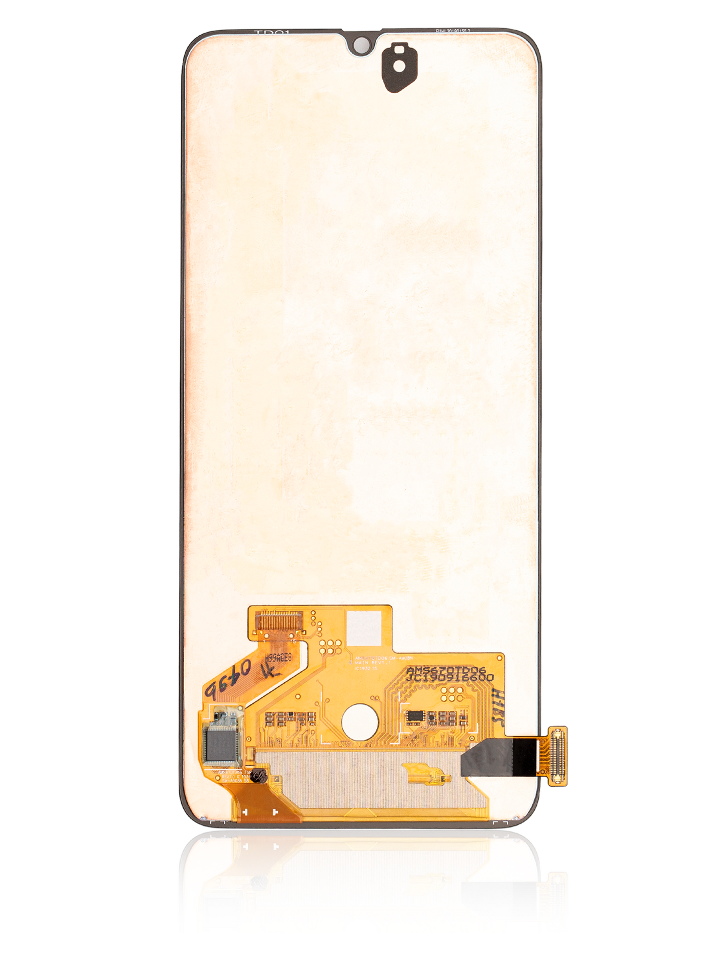 OLED Assembly Without Frame For Samsung Galaxy A90 5G (A908 / 2019) (Refurbished) (Black)