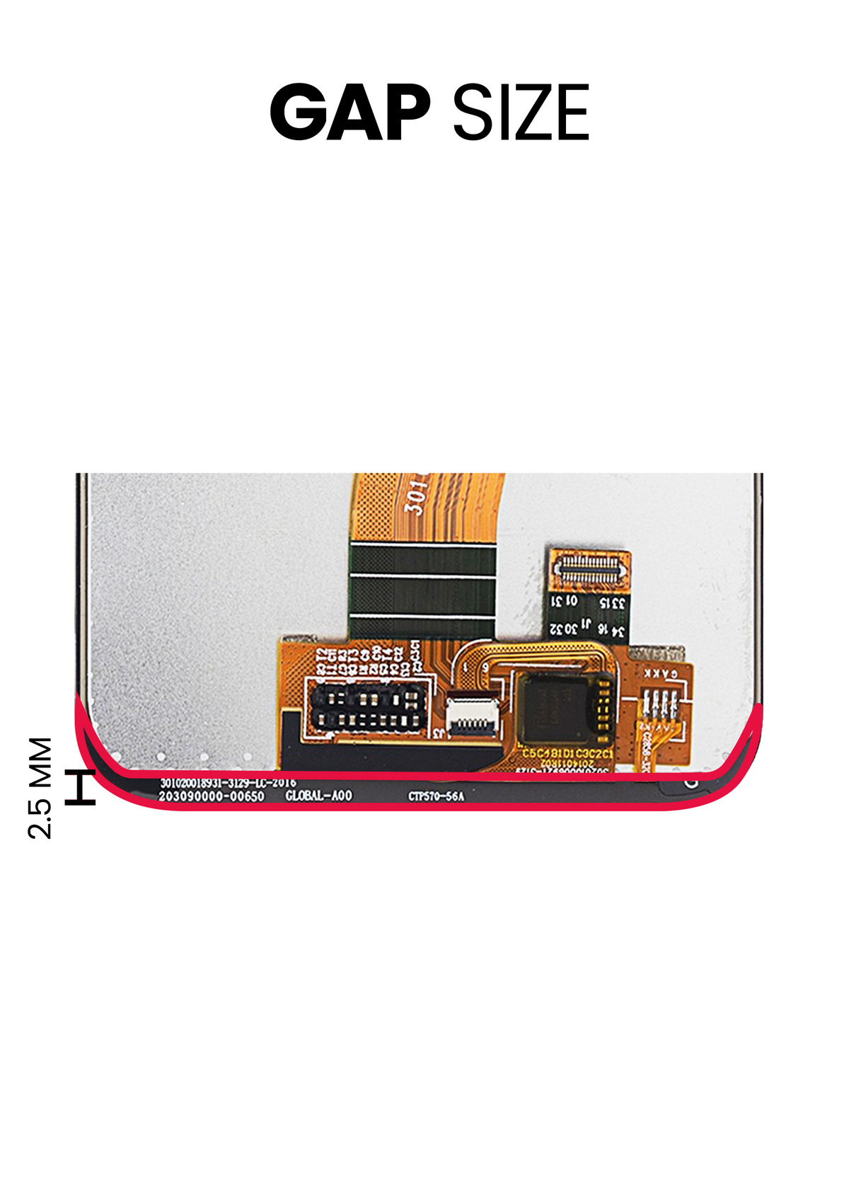 LCD Assembly Without Frame For Samsung Galaxy A01 (Global Model) (Micro USB Frame) (Refurbished) (All Colors) - replacement part SKU 107082074311 product image 3